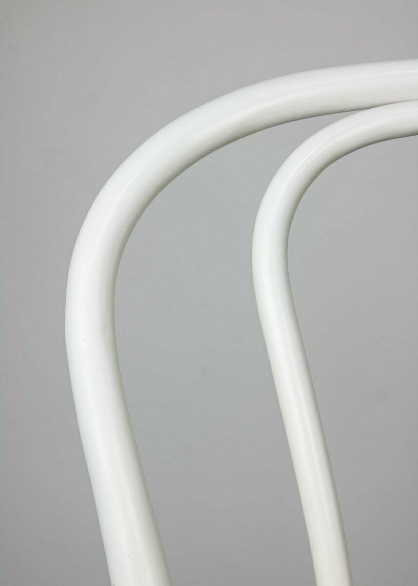 No. 18 White Chairs Attributed To Michael Thonet, Set Of 4 photo vinterior