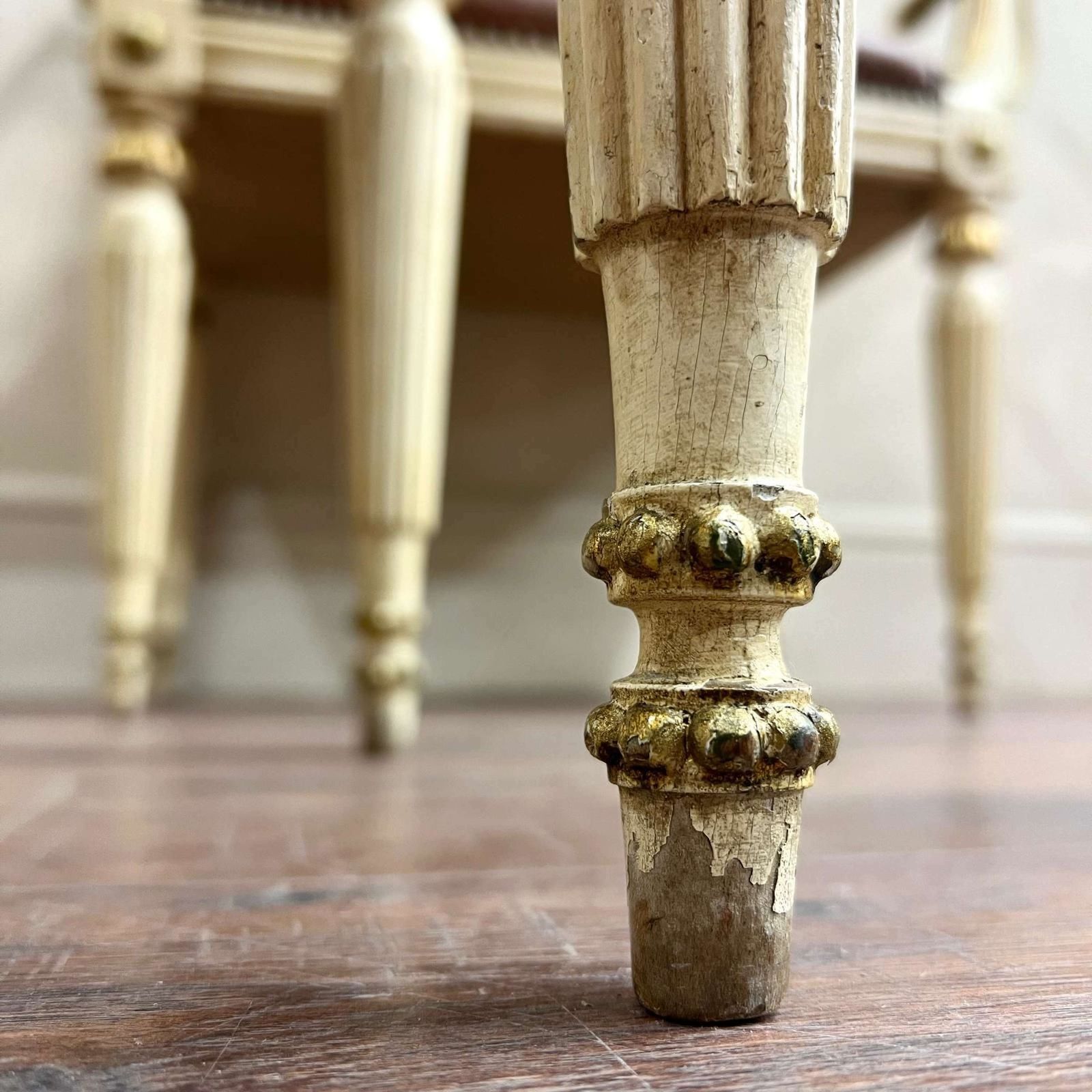 Pair Of French 20th Century Gilt Window Seats photo for sale