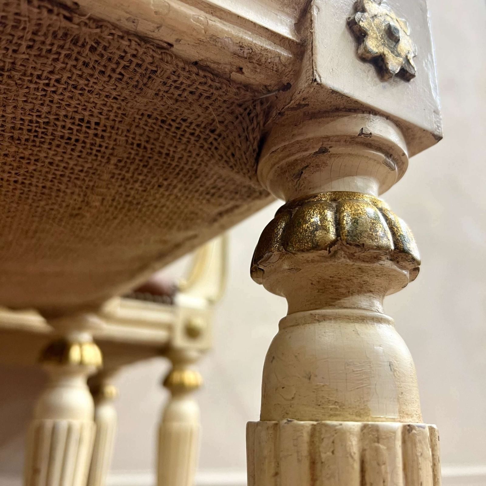 Pair Of French 20th Century Gilt Window Seats photo Furniture