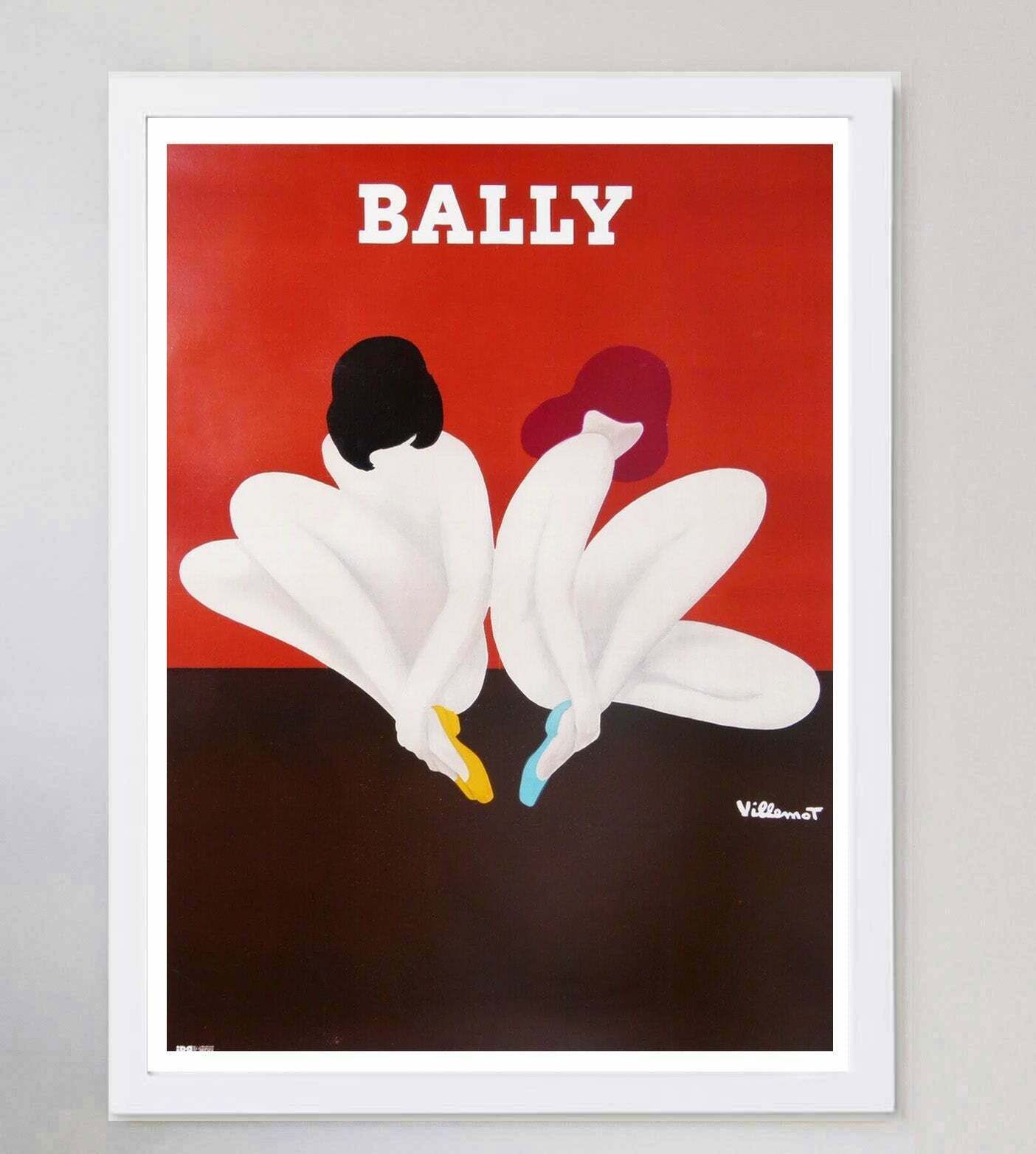 Bally   Lotus Original Vintage Poster photo for sale