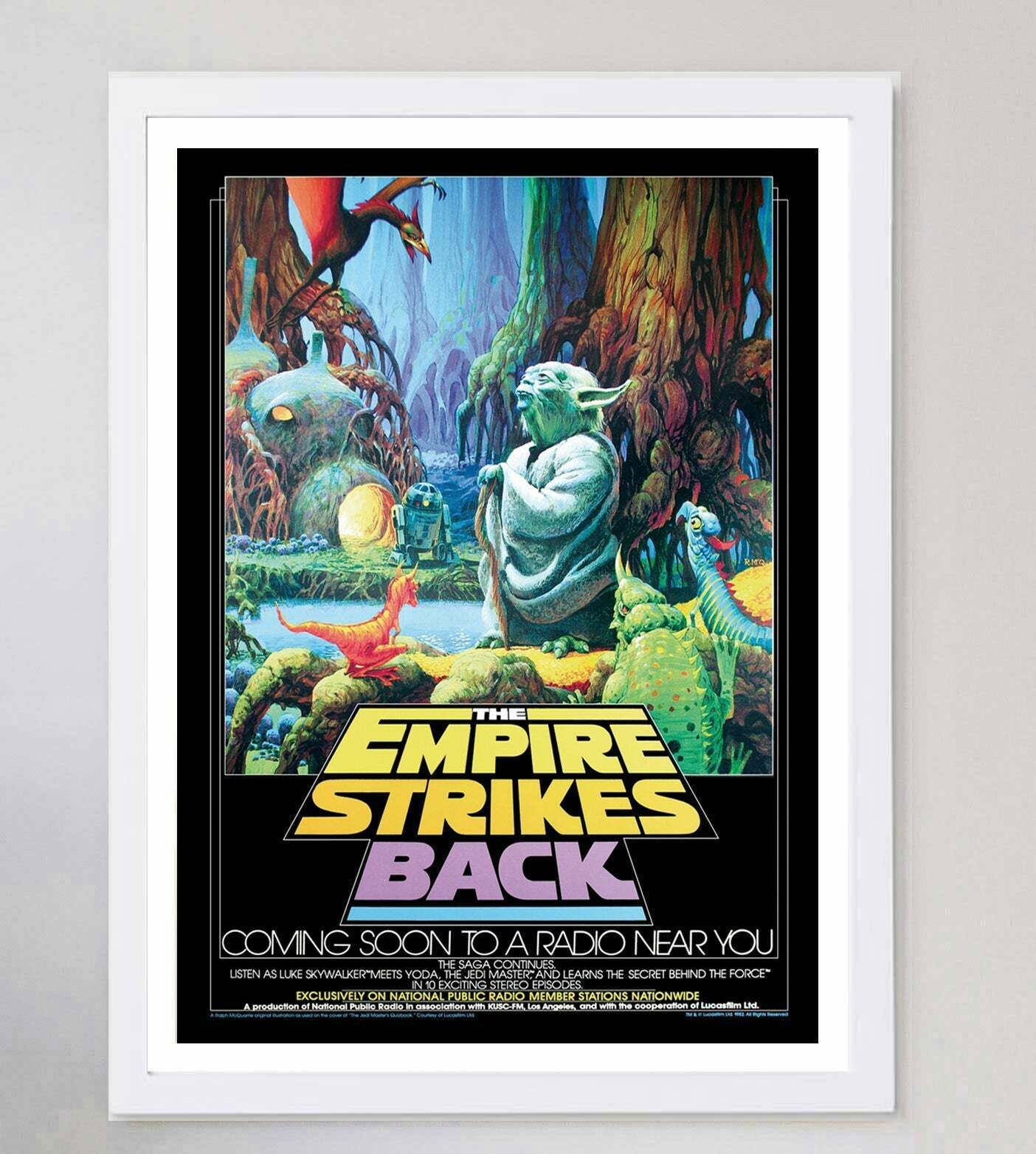 Star Wars The Empire Strikes Back Npr  Original Vintage Poster photo for sale