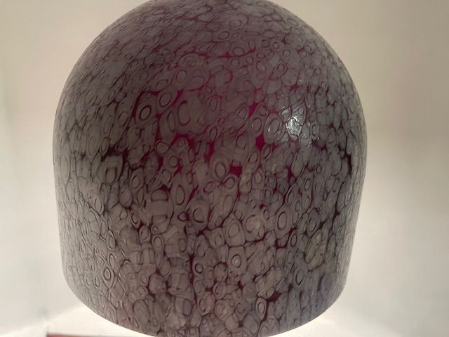 Murano Glass Light Pendant By Gae Aulenti 1970’s photo for sale