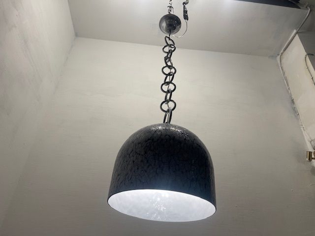 photo for sale Murano Glass Light Pendant By Gae Aulenti 1970’s