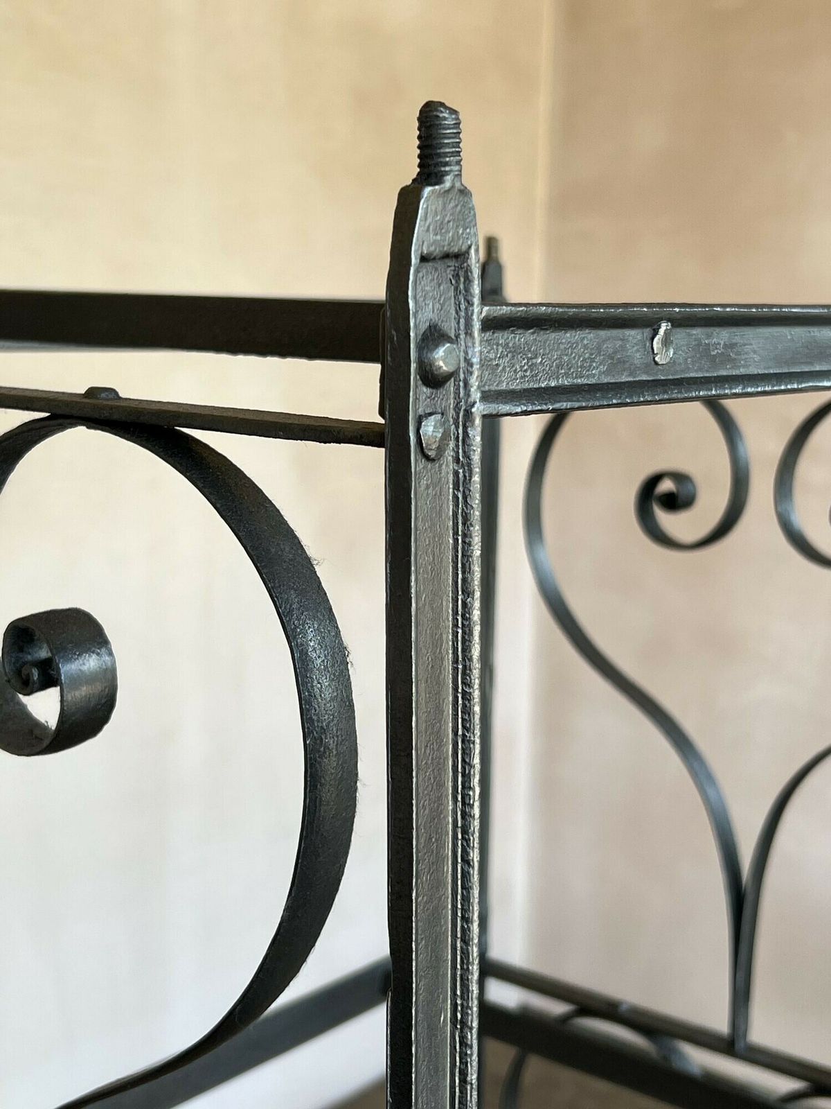 Wrought Iron Shelving Racks, 1800s photo buy