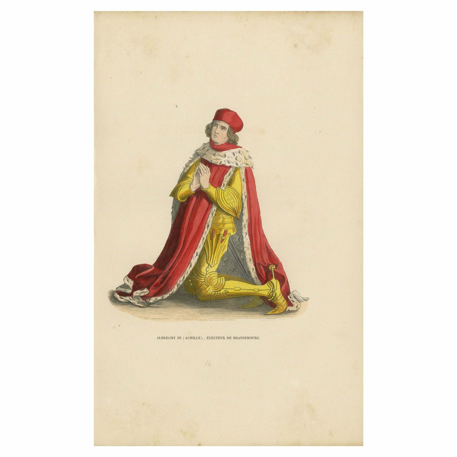 Albrecht Achilles: The Warrior Prince Of Brandenburg In Prayer, 1847