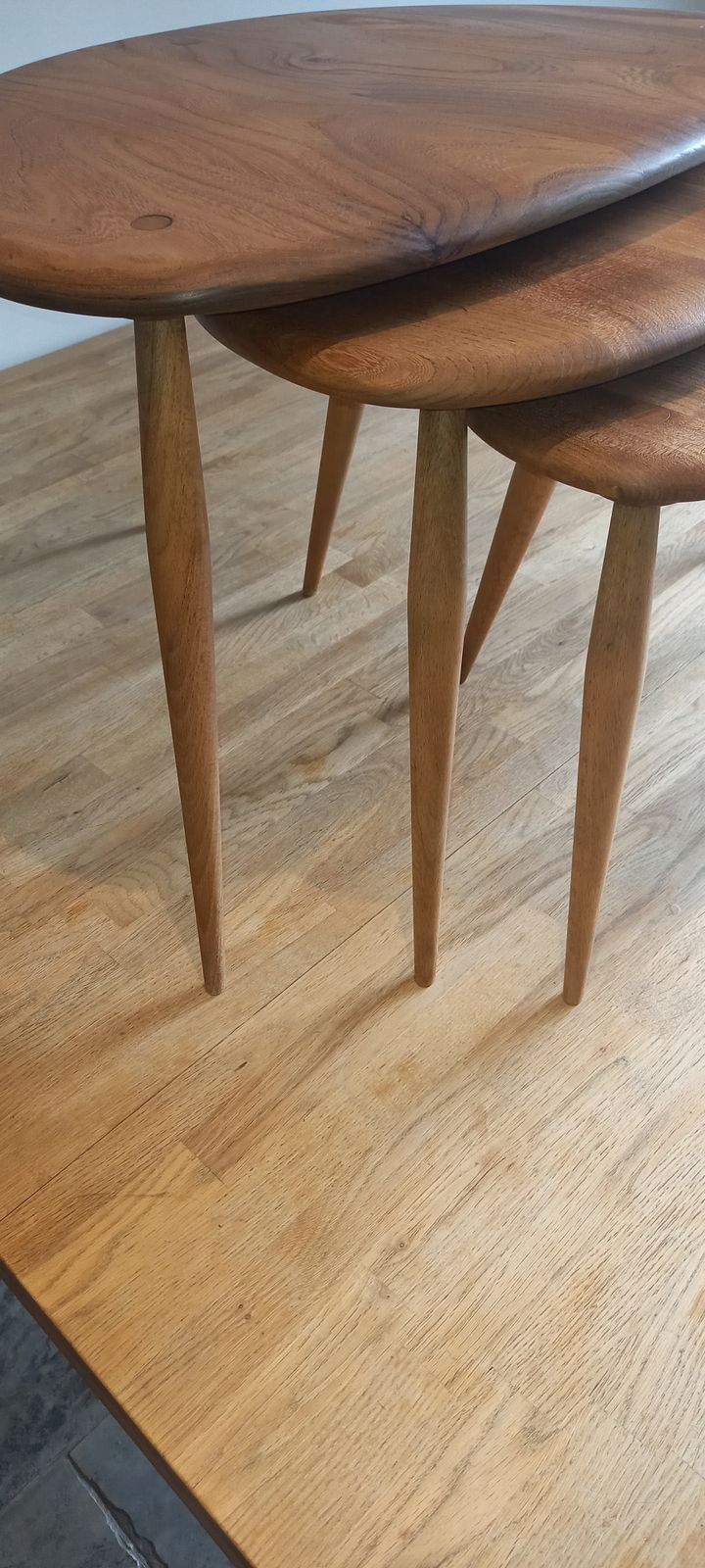 Now Sold** Vintage Ercol Pebble Nesting Tables photo vinterior