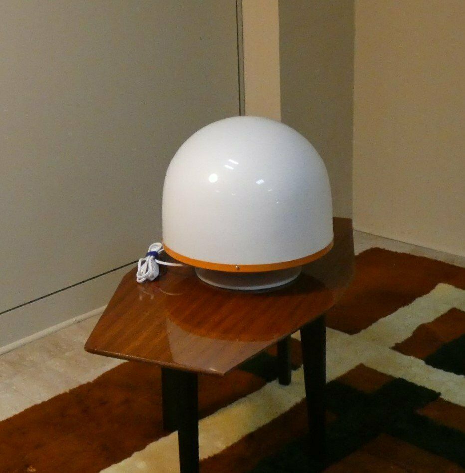 Bottone Table Lamp In Acrylic Glass And Metal, Italy 1960s photo furniture