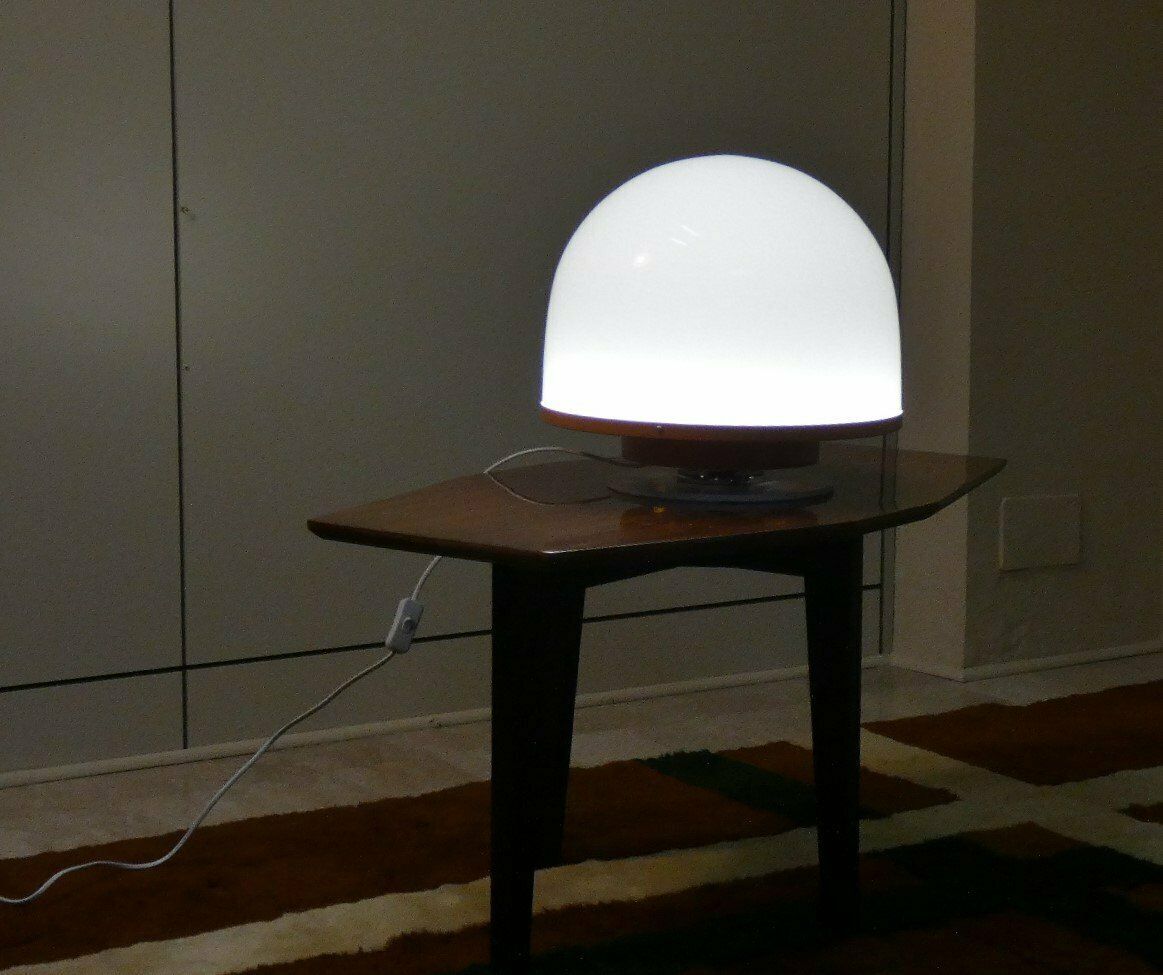Bottone Table Lamp In Acrylic Glass And Metal, Italy 1960s