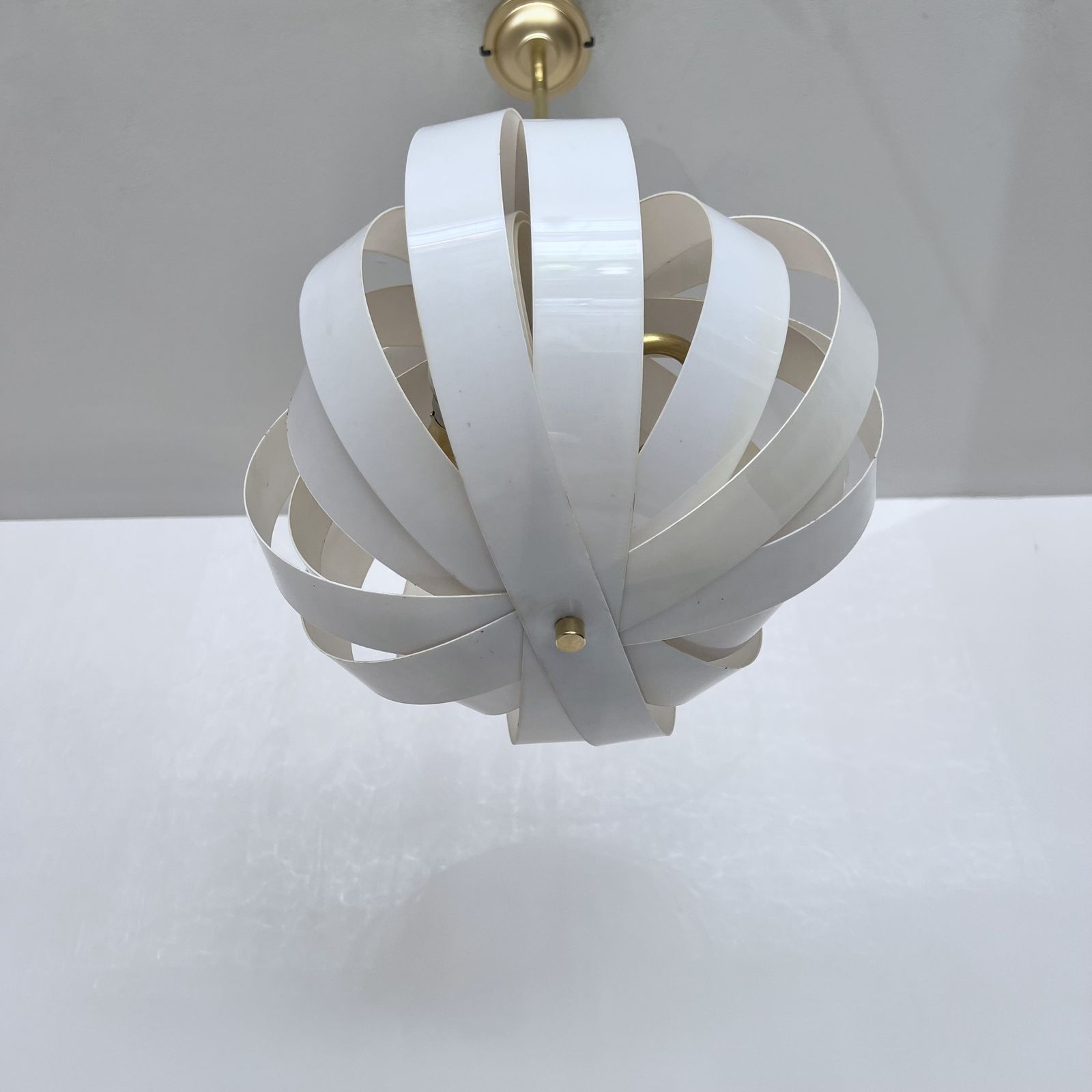Mid Century Acrylic Pendant, Mid 20th Century photo for sale
