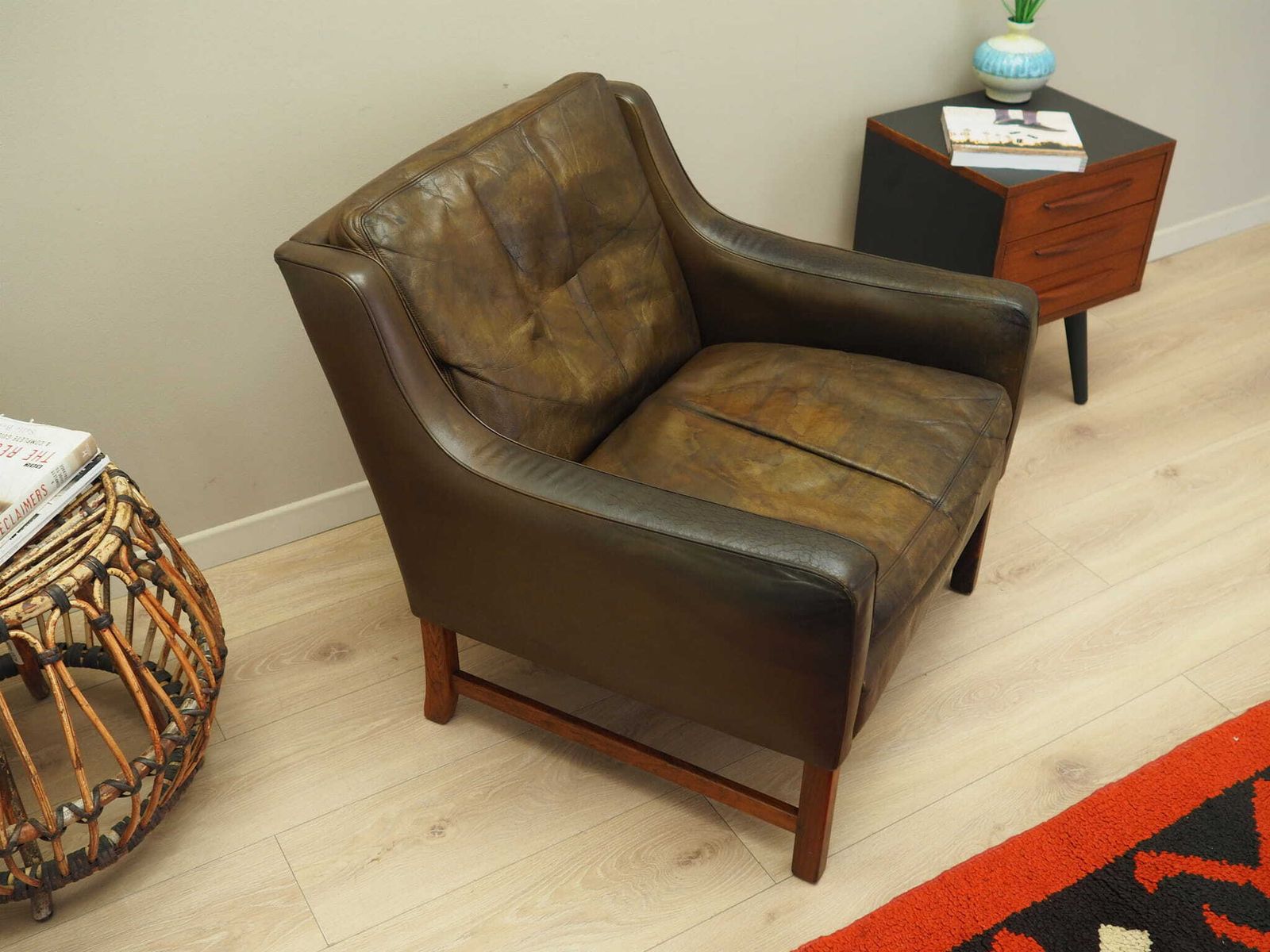 Vintage Armchair, Scandinavian Design, 1960s, Designer: Fredrik Kayser, Production: Vatne Møbler photo Furniture