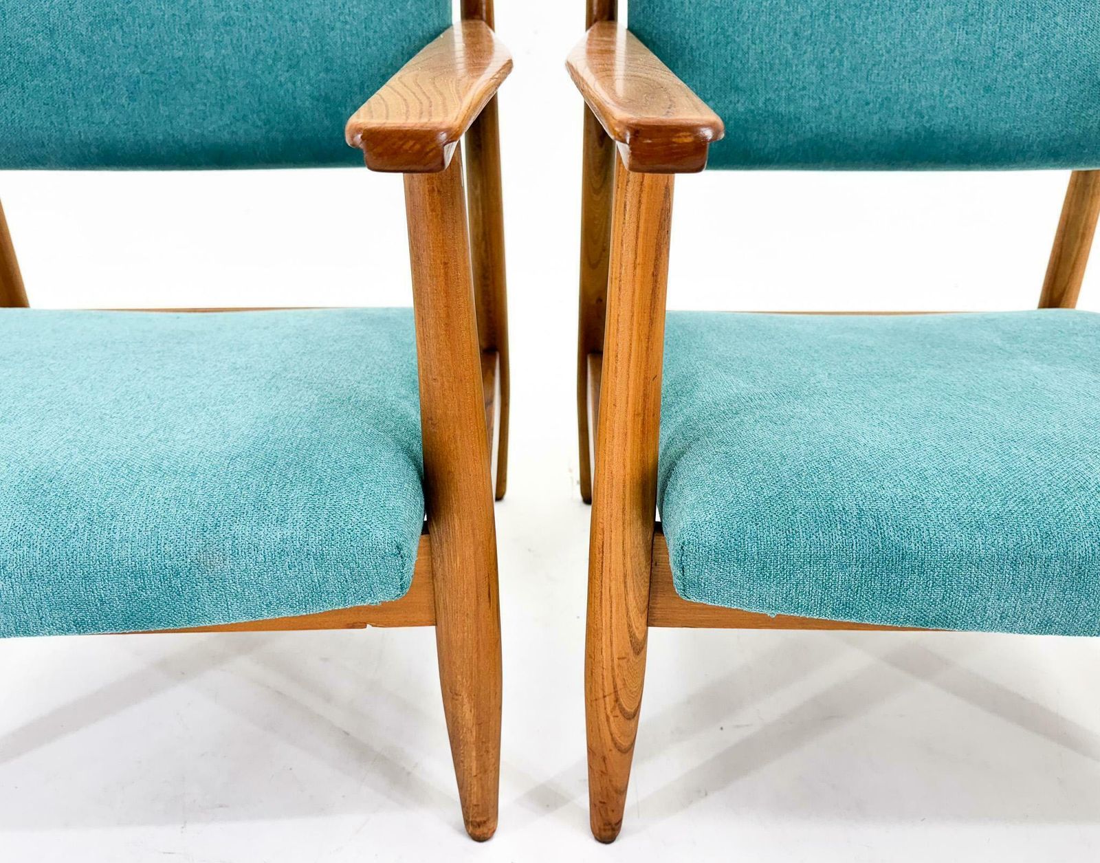 Pair Of Mid Century Armchairs, Czechoslovakia, 1970's photo buy