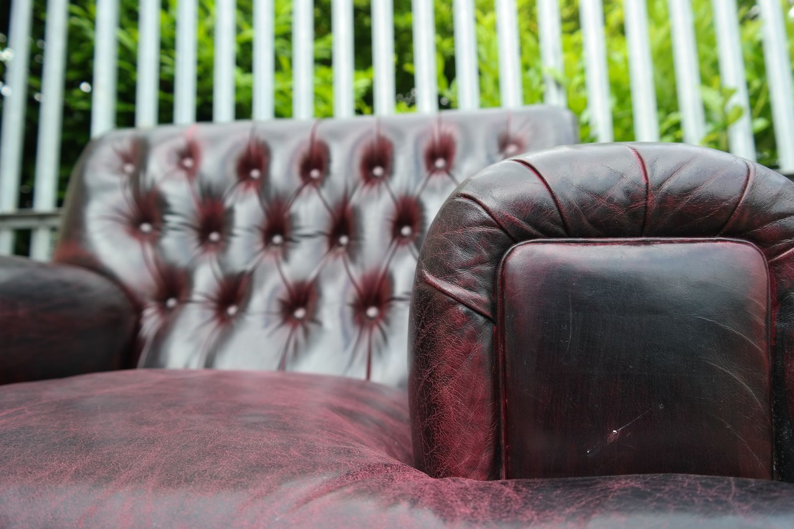 Stunning Rare Ralph Lauren Errol Armchair Footstool Leather Burgundy photo 5000.0