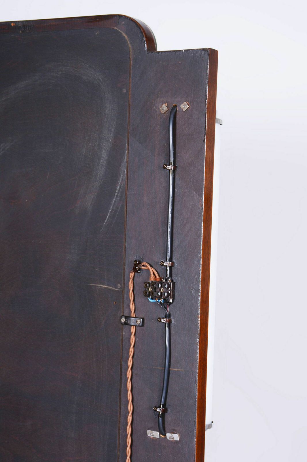photo furniture Restored Art Deco Dressing Mirror, By Halabala, Up Zavody, Walnut, Czech, 1920s