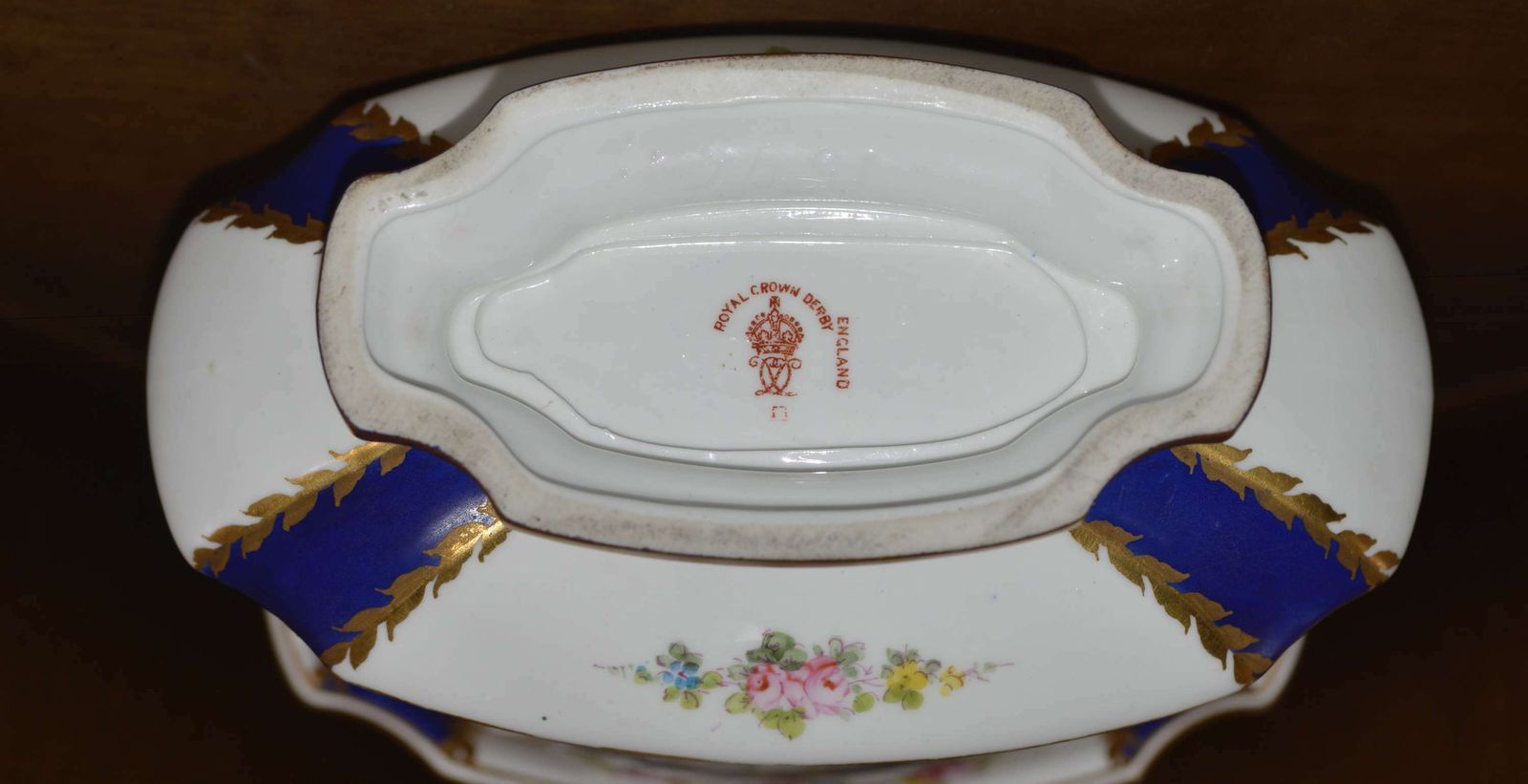 Royal Crown Derby 1912 Excellent Quality Hand Painted Floral Vase photo buy