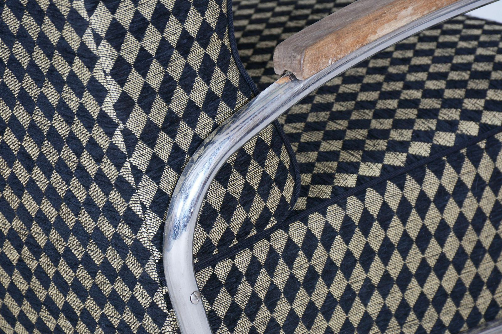 photo furniture Set Of Two Restored Bauhaus Armchairs, By Vichr A Spol., Chrome, Czech, 1930s