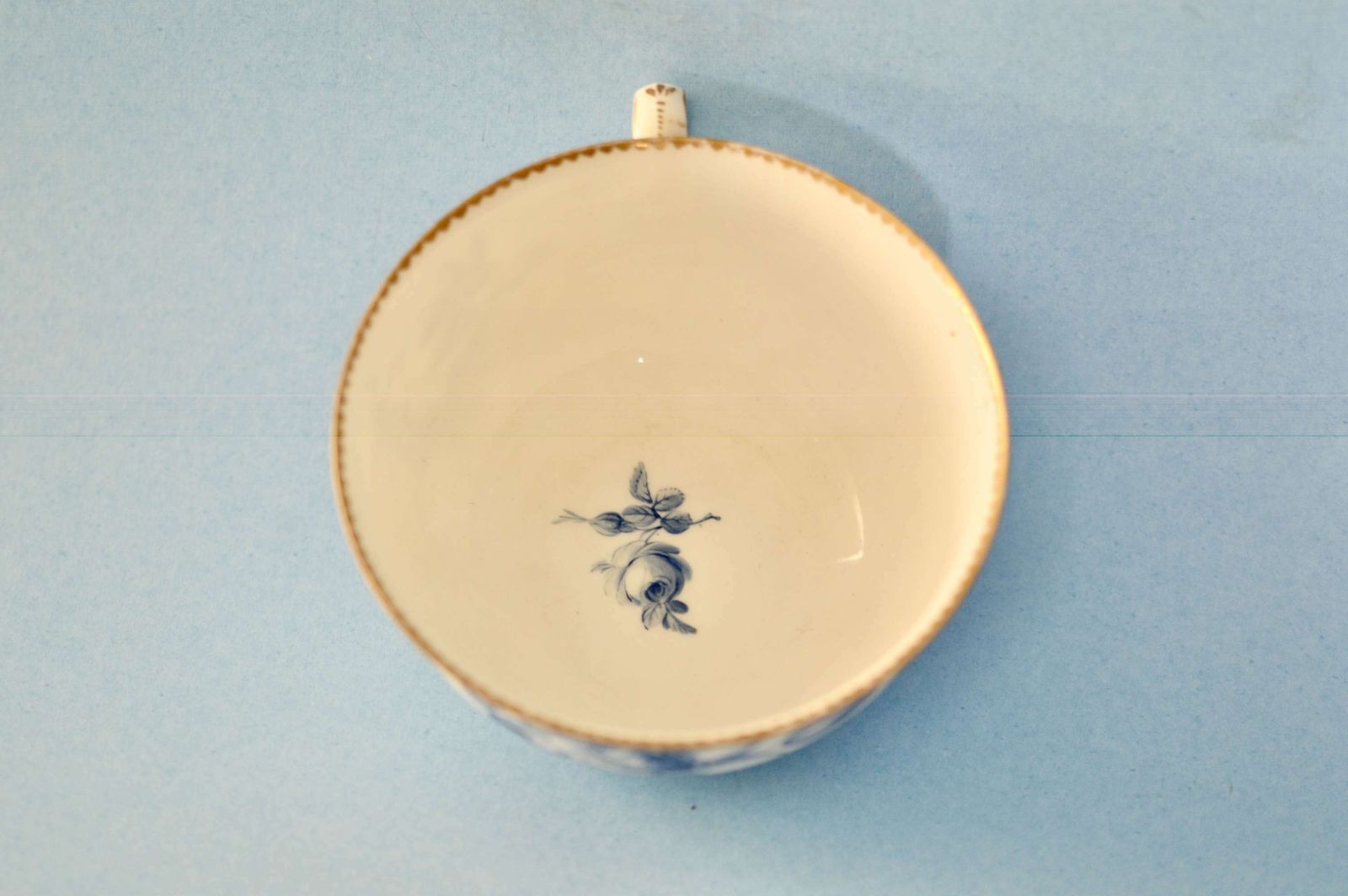 Swansea Porcelain Large Cup And Saucer. Circa 1818 photo for sale