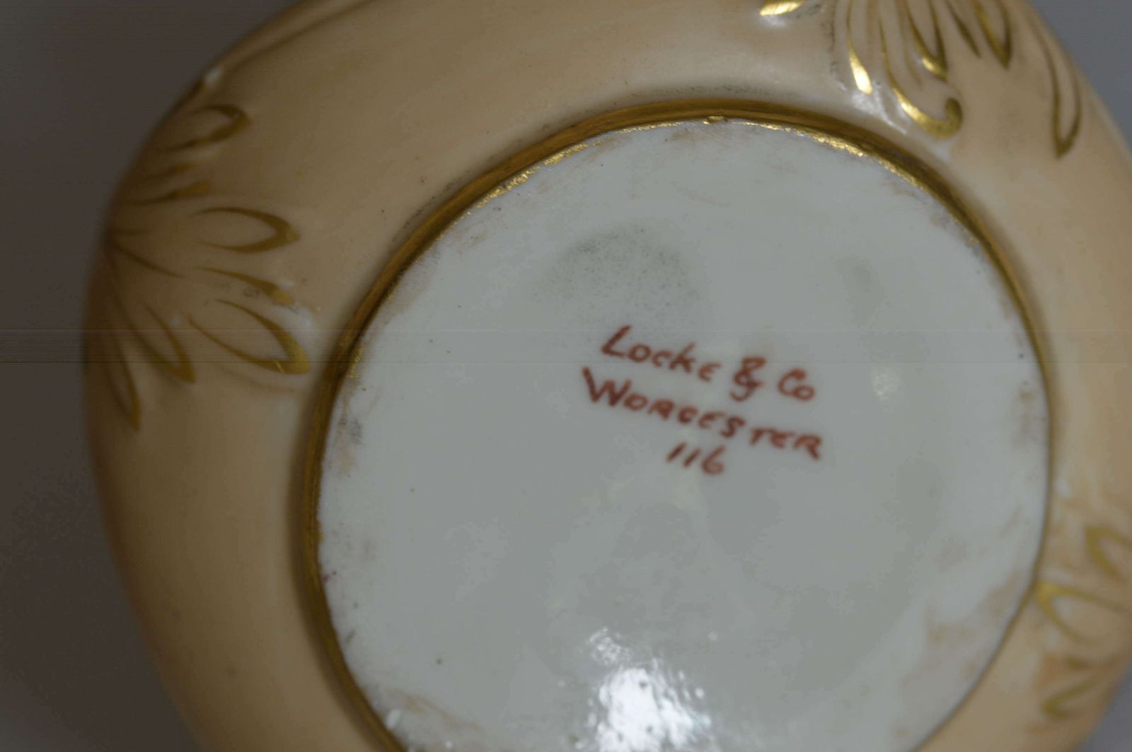Locke & Co Vase C1896 / 1903   Painted With Butterflies photo buy