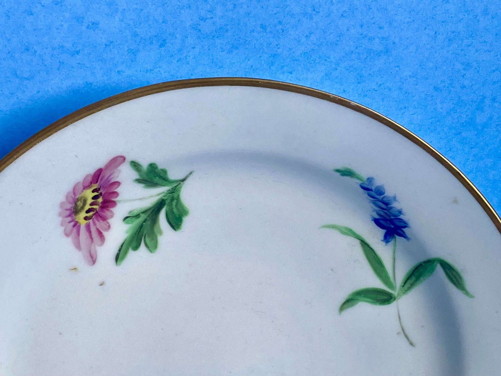 Set Of Four Swansea Porcelain Dessert Plates   Circa 1818 1820 photo 495.0