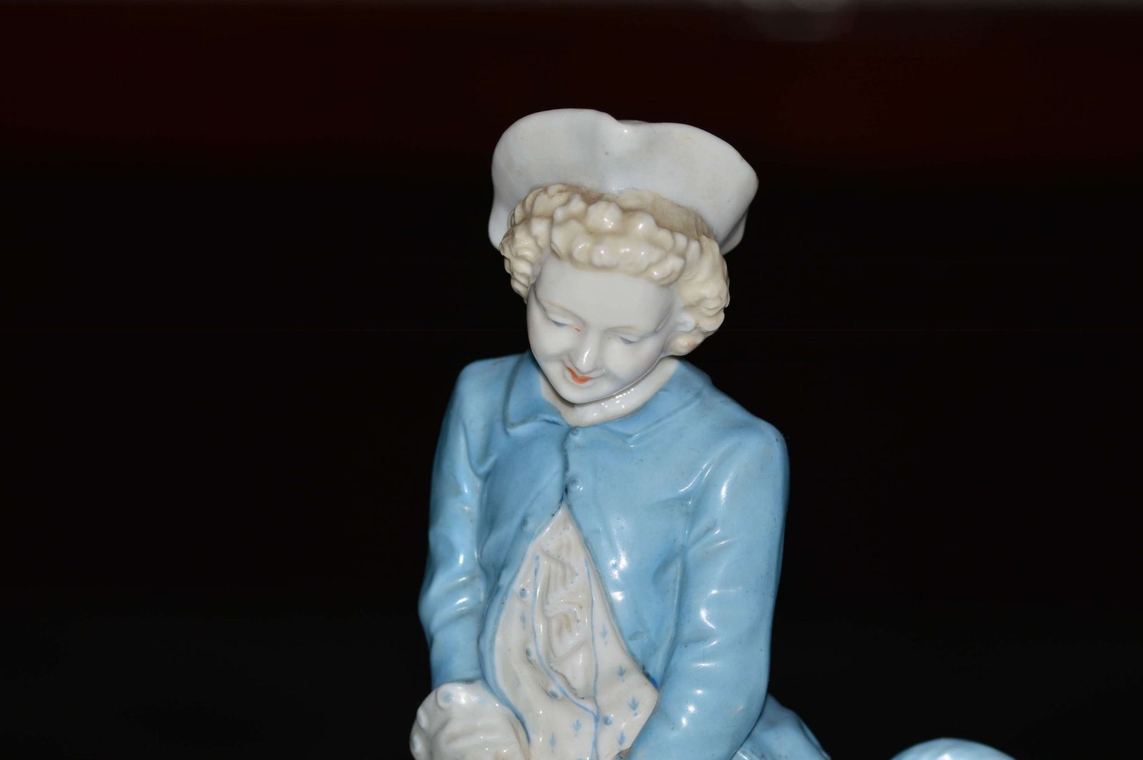 1887/1900 Sitzendorf Figurine Of Man Drinking Wine photo for sale