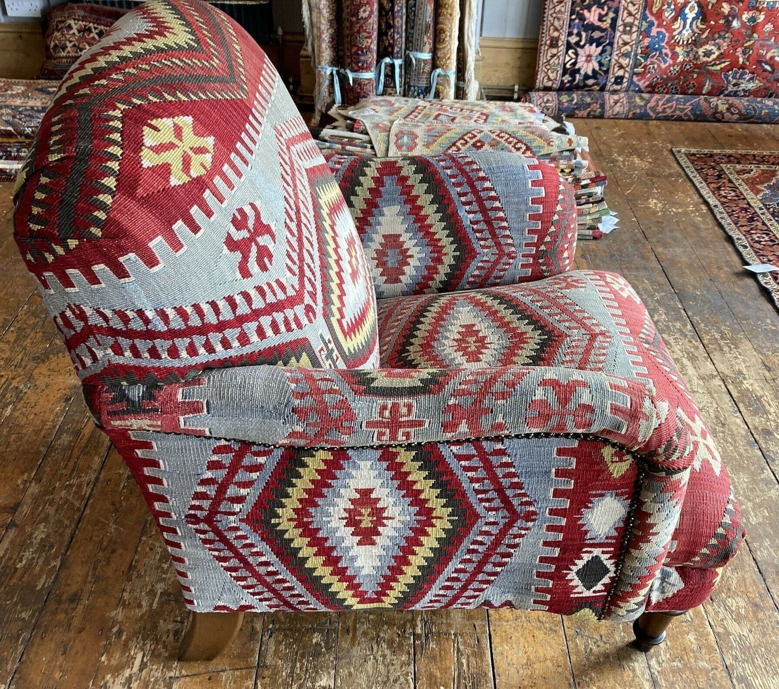 Kilim Covered Armchair 0.94m X 0.84m X H0.90m photo for sale