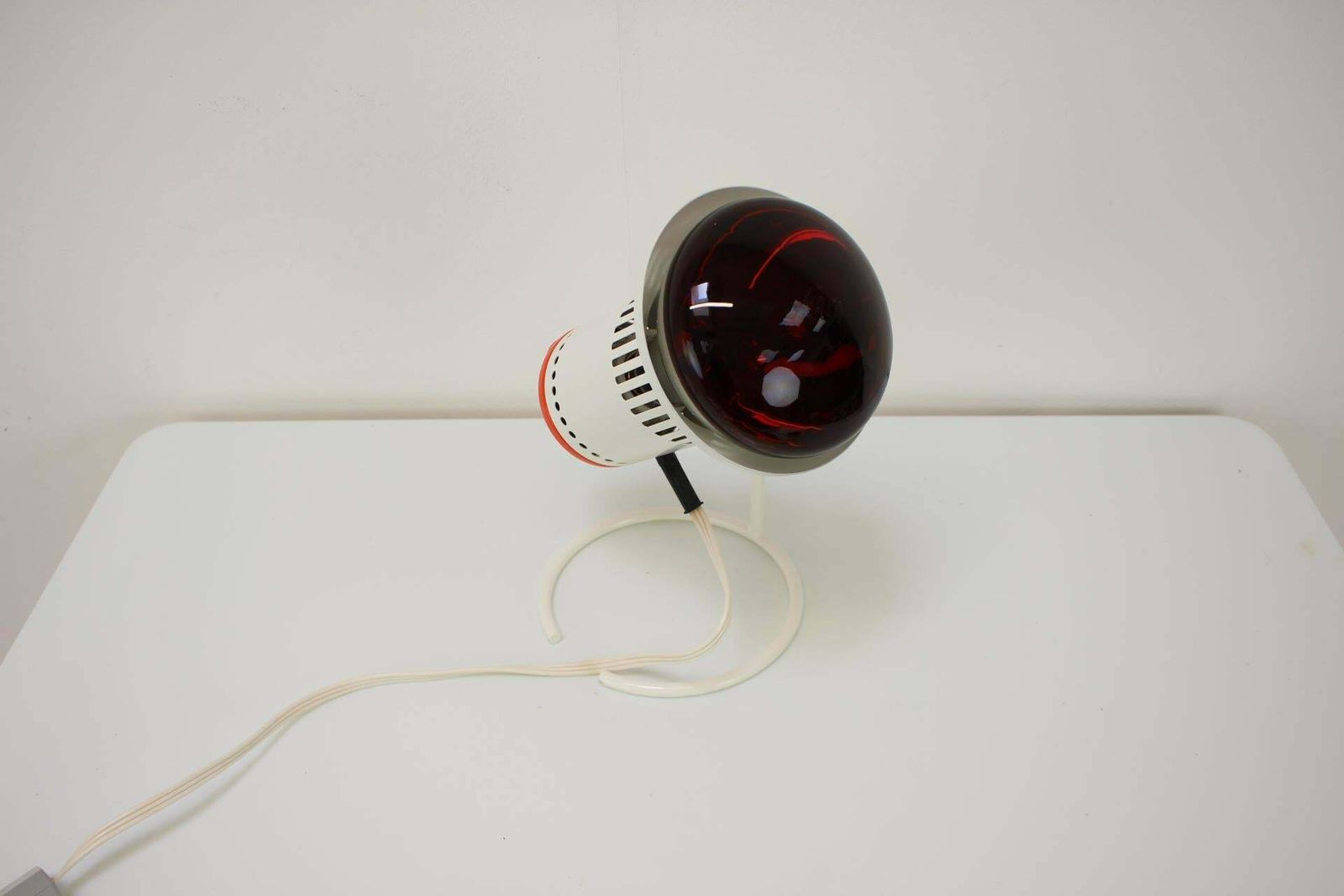 Mid Century Infra Red Table Lamp, Chirana 1980's, Czechoslovakia photo buy