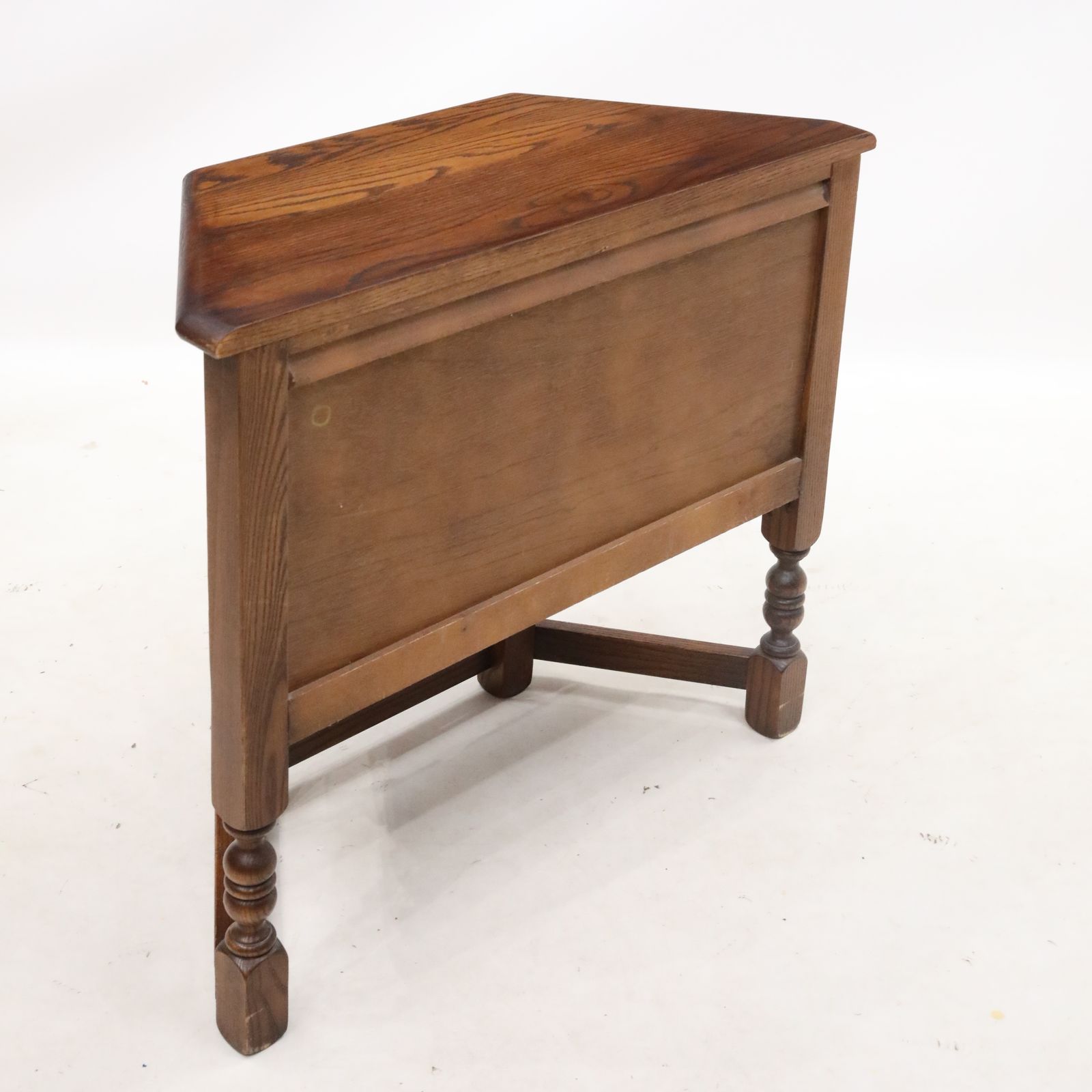 Old Charm Canted Table Finished In Tudor Brown Free Uk Delivery* photo Furniture