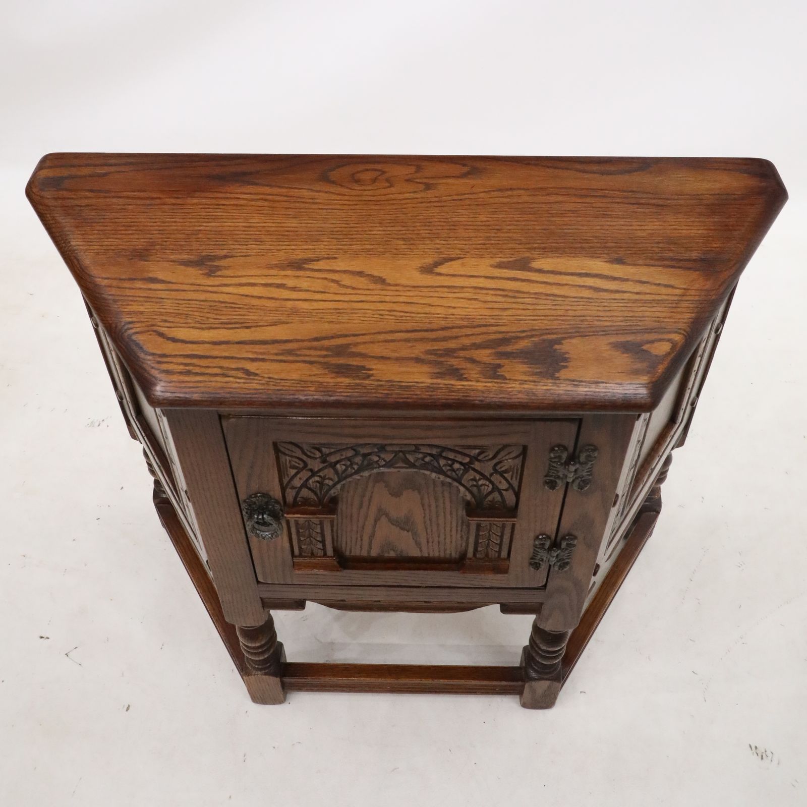 photo for sale Old Charm Canted Table Finished In Tudor Brown Free Uk Delivery*