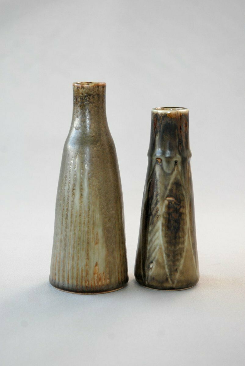 Studio Vases By Carl Harry Stålahane For Rörstrand, Sweden, 1950s. Set Of 2 photo 445.0