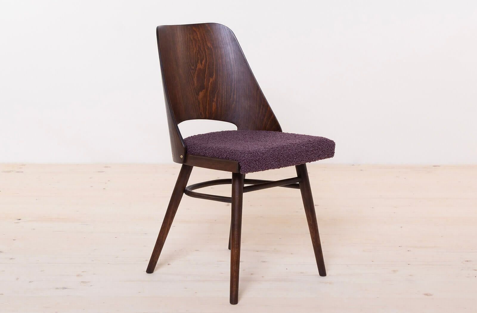photo buy Set Of 6 Dining Chairs By R. Hofman For Ton, Model 514, 1960s, Reupholstered