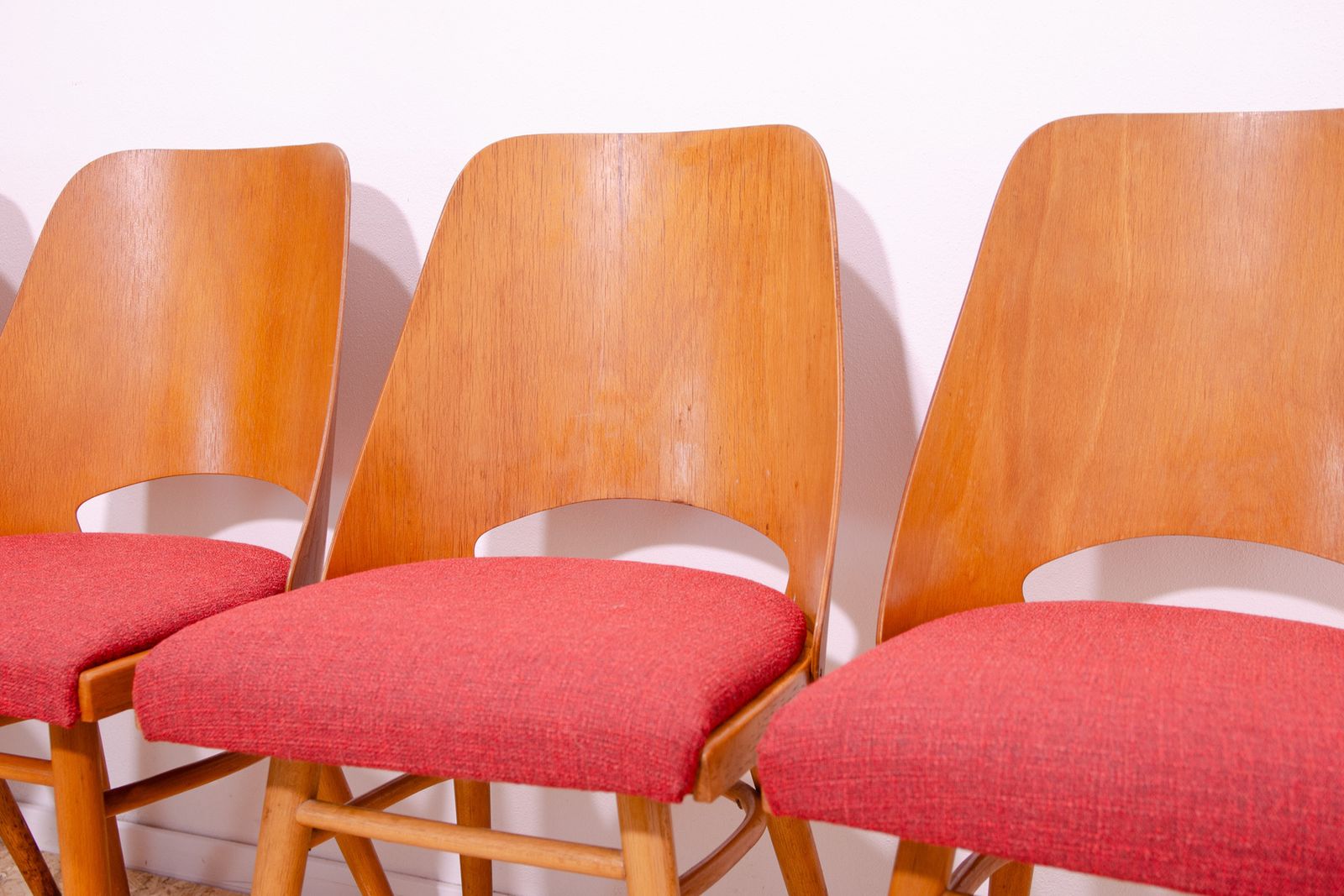 Mid Century Dining Chairs By Radomír Hofman, 1960´S, Set Of 6 photo vintage