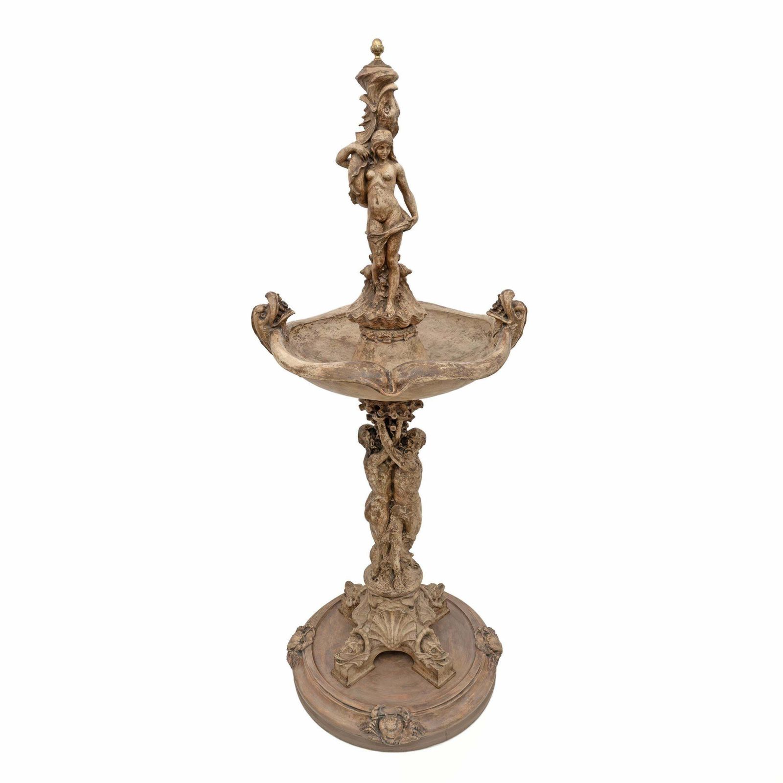 Neo Renaissance Italian Terracotta Fountain. Tuscany, Early 19th Century photo for sale