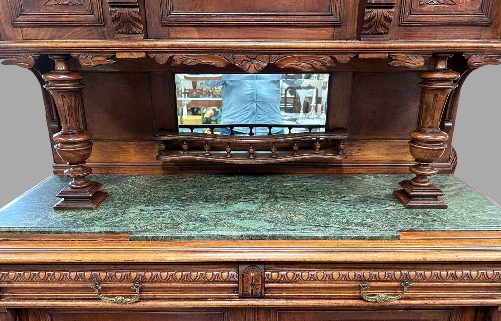 A Late 19th Century French Provincial Walnut Dresser photo 2295.0