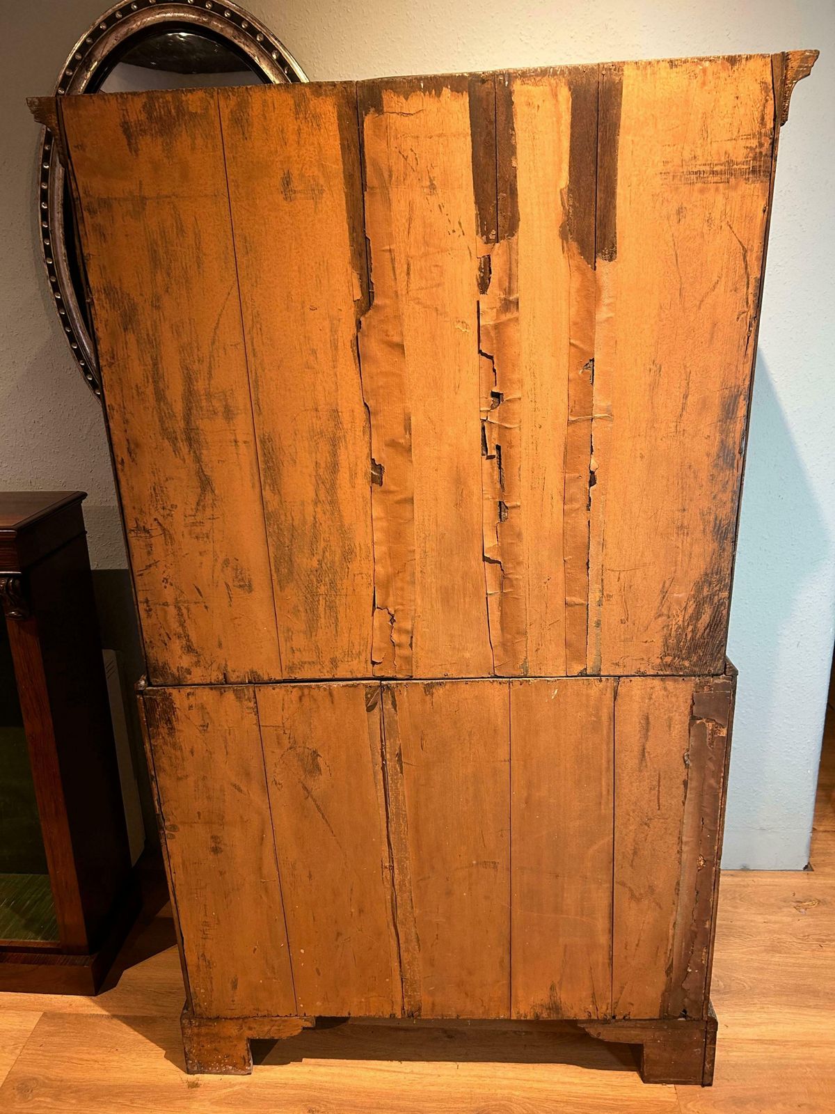 Furniture Virginian Walnut Tallboy/Chest On Chest Circa 1750 photo