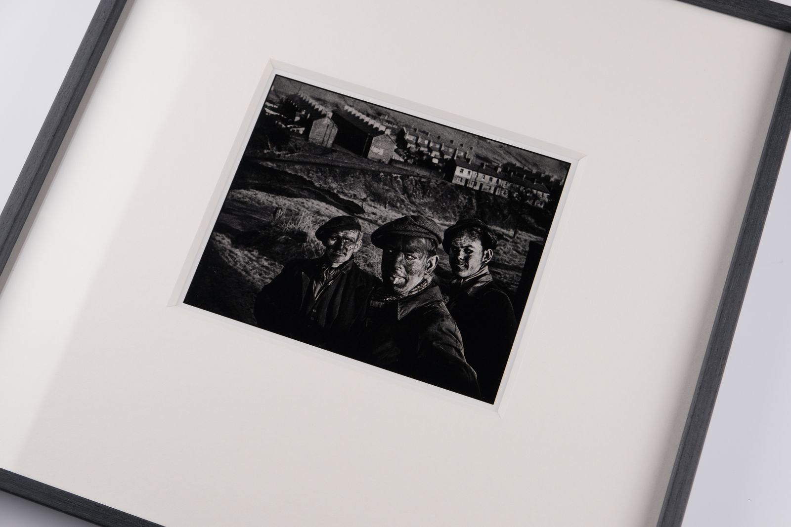 W. Eugene Smith "Welsh Miners" Estate Stamped Framed Magnum Print, 1950 photo vintage