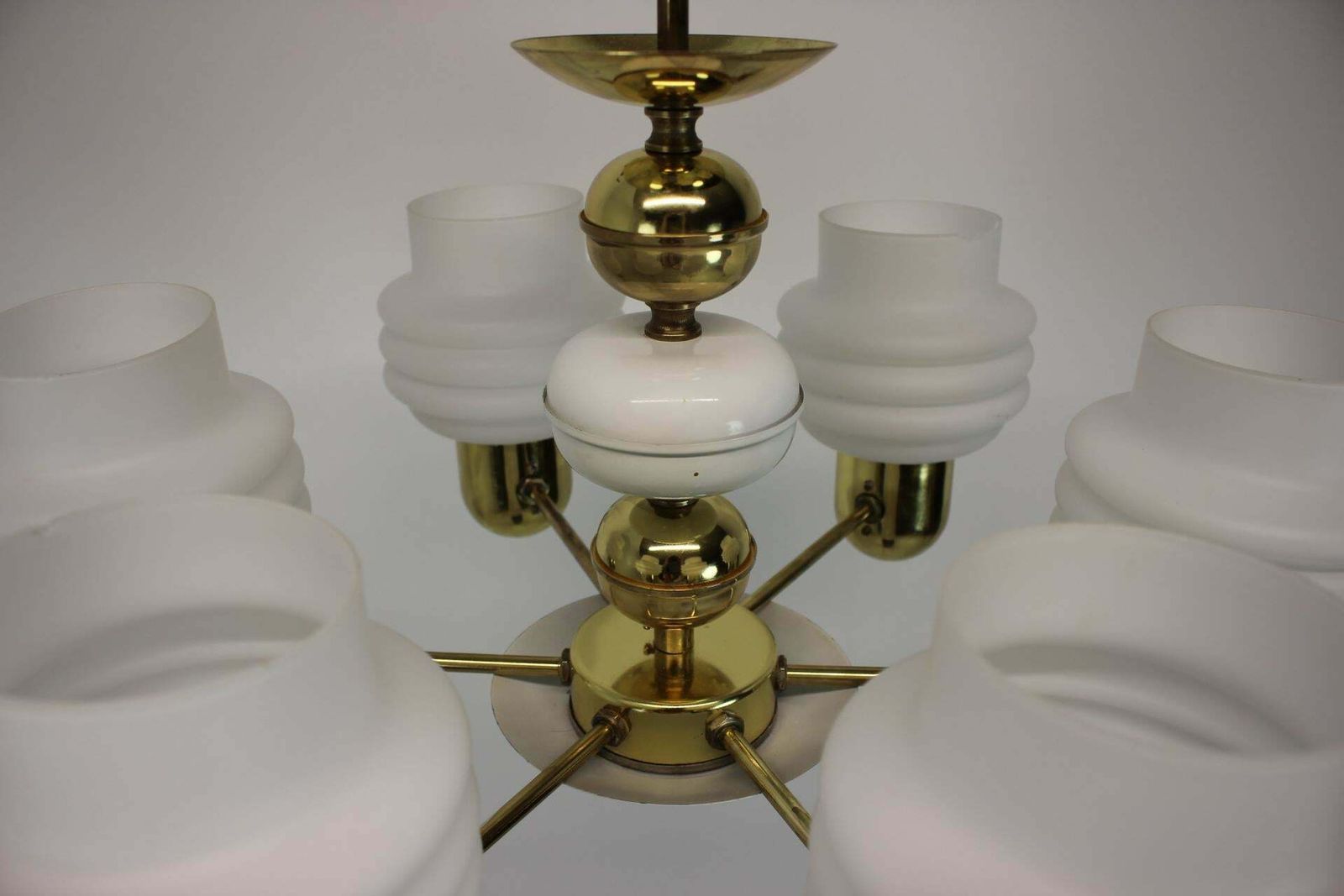 photo furniture Golden Chandelier By Kamenicky Senov, 1970s, Czechoslovakia