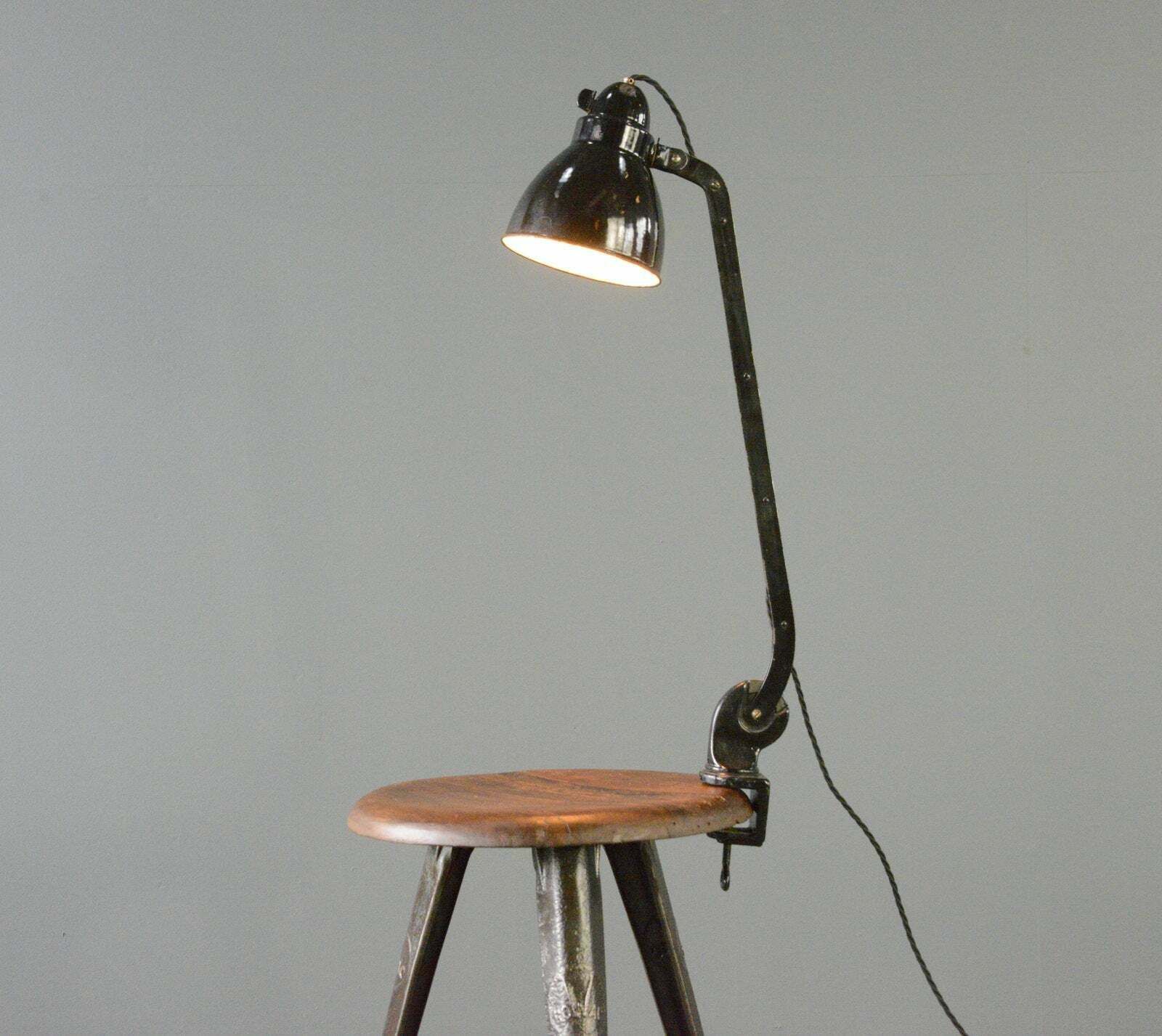 Clamp On Desk Lamp By Viktoria Circa 1930s photo furniture