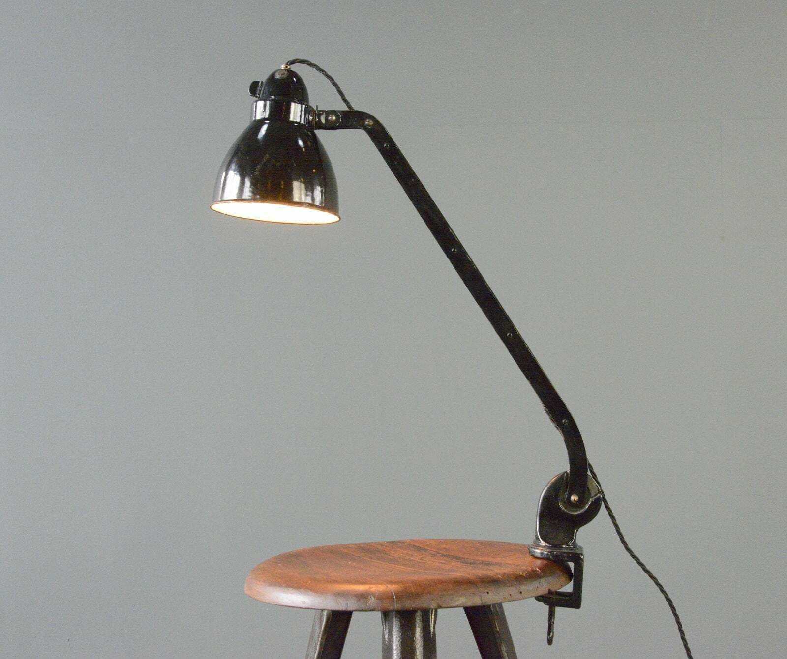 Clamp On Desk Lamp By Viktoria Circa 1930s photo 250.0