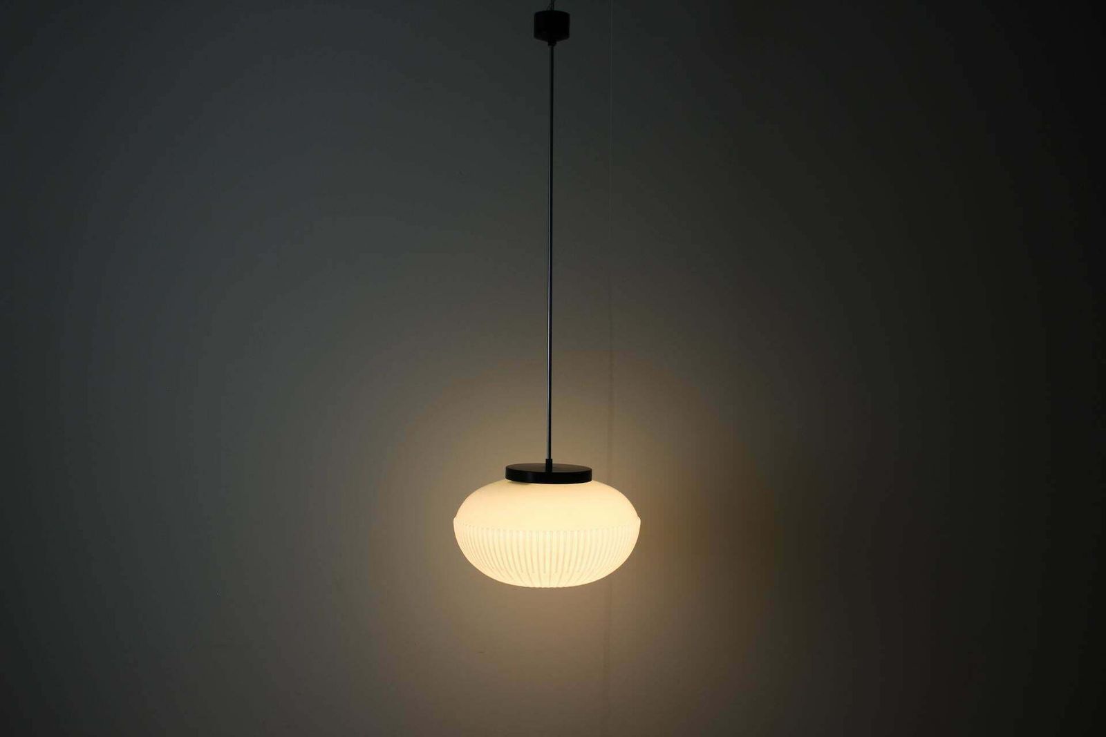 Mid Century Big Pendant By Napako, Czechoslovakia, 1960's photo for sale
