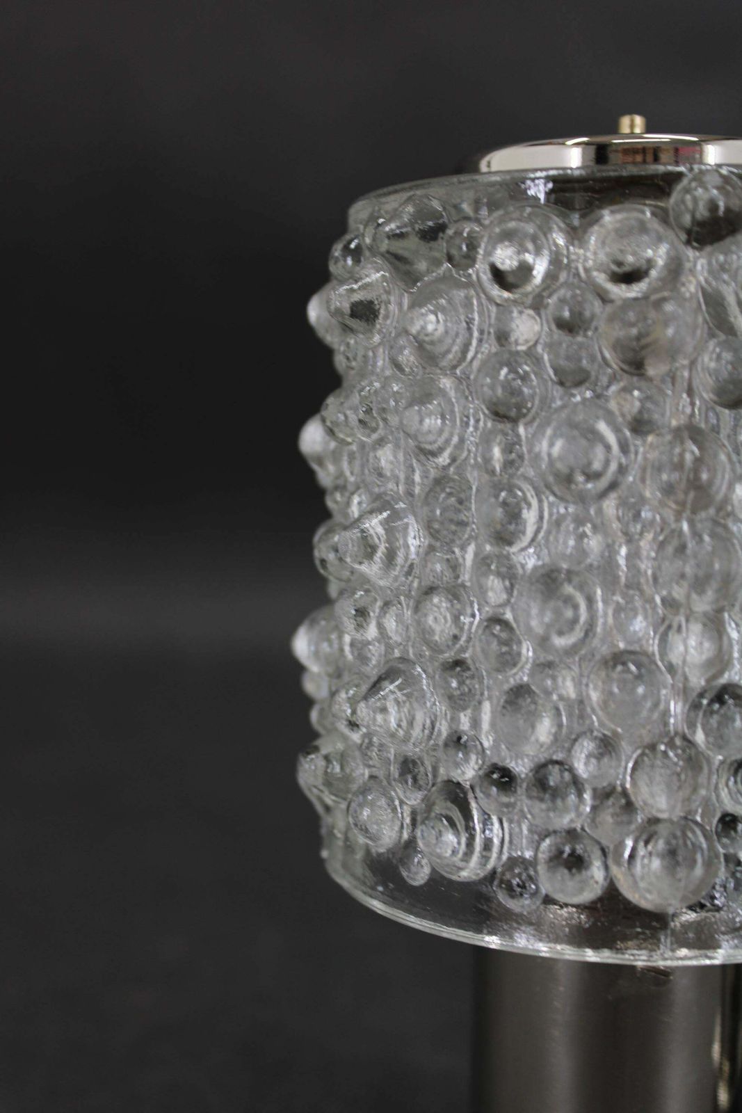 1970s Pair Of Glass Table Lamps By Kamenicky Senov, Czechoslovakia photo vinterior
