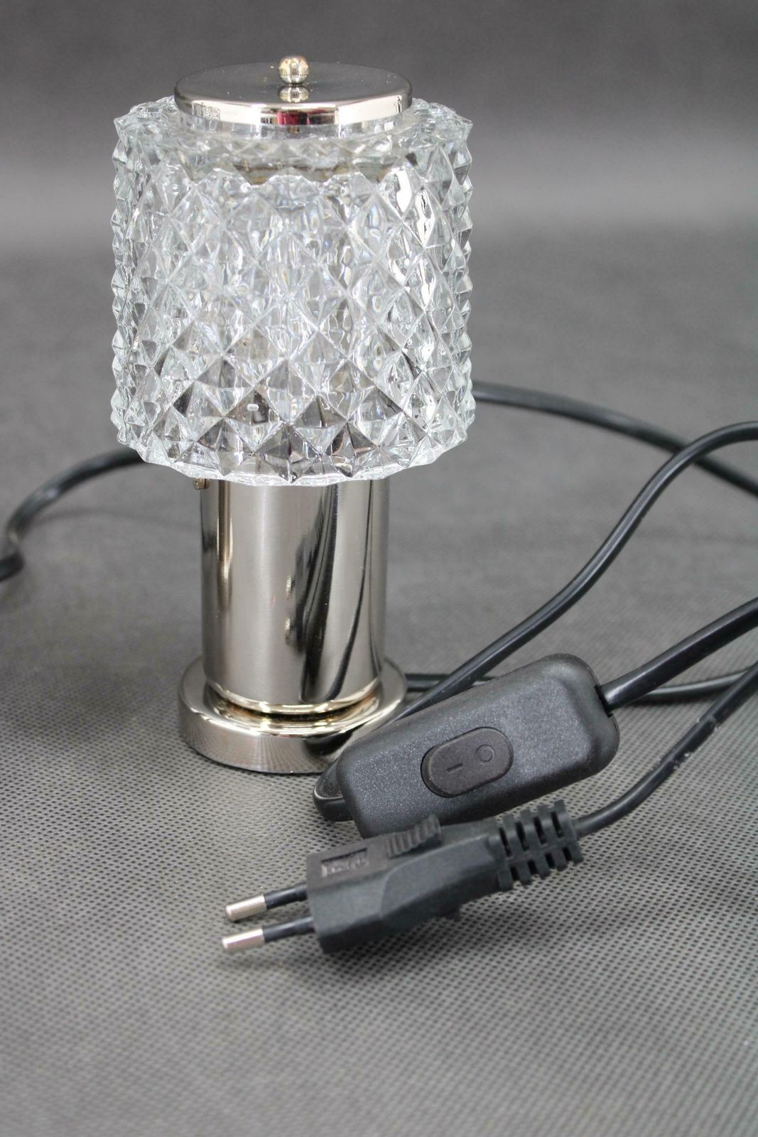 1970s Pair Of Nightstands Glass Lamps By Kamenicky Senov, Czechoslovakia photo buy