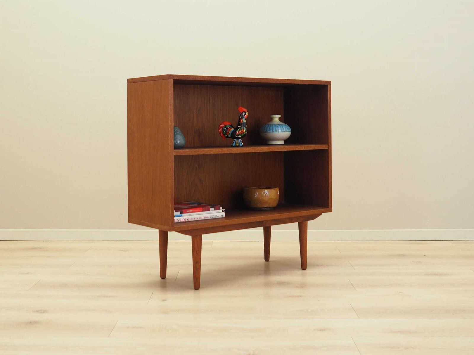 Oak Bookcase, Scandinavian Design photo Furniture