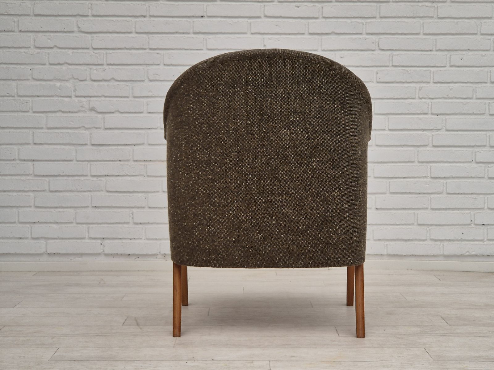 1960s, Danish Armchair, Furniture Wool/Cotton Fabric, Teak Wood. photo buy