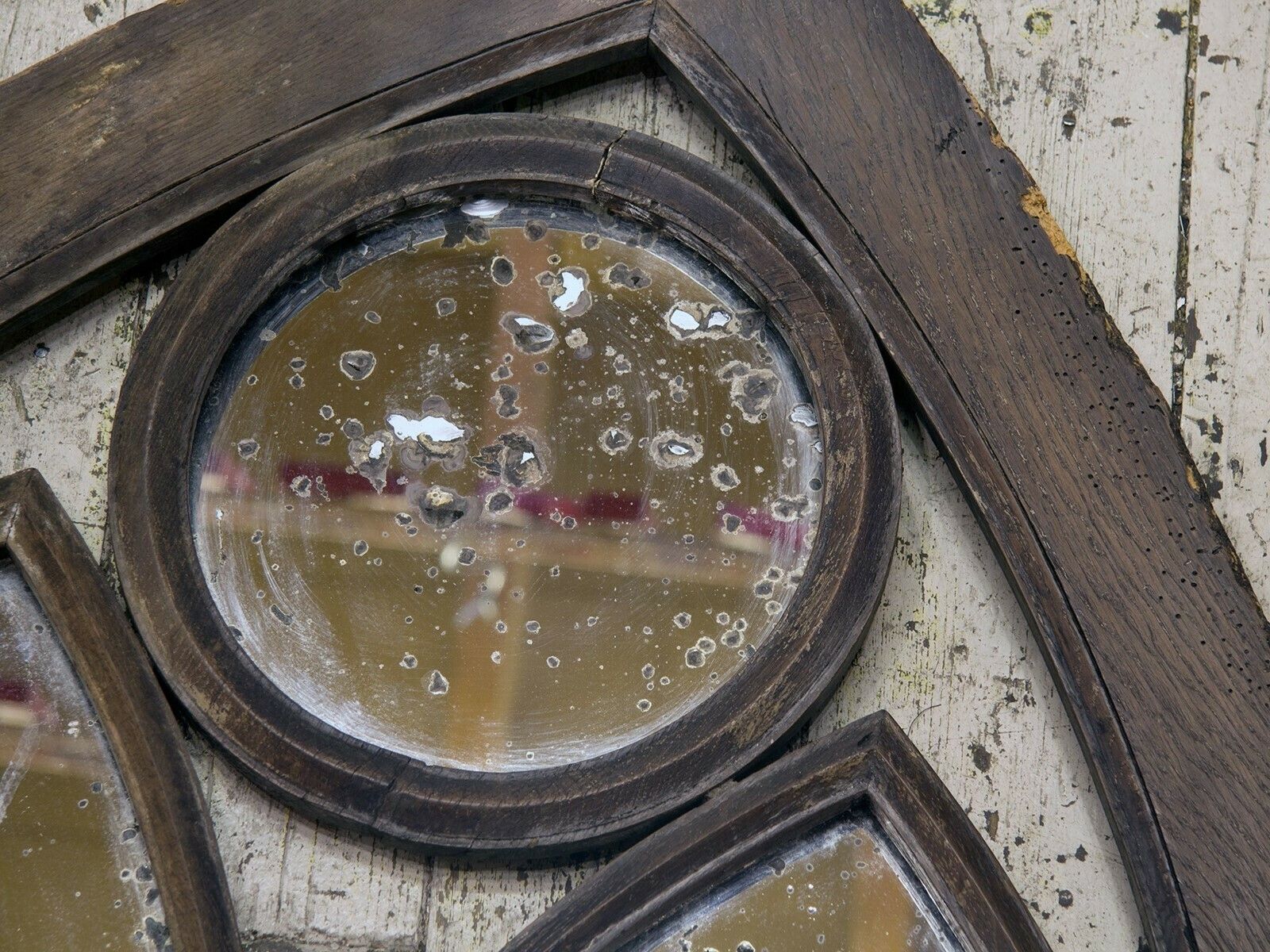 19th C. Architectural Apex With Inset Mirrors photo Home Fixtures