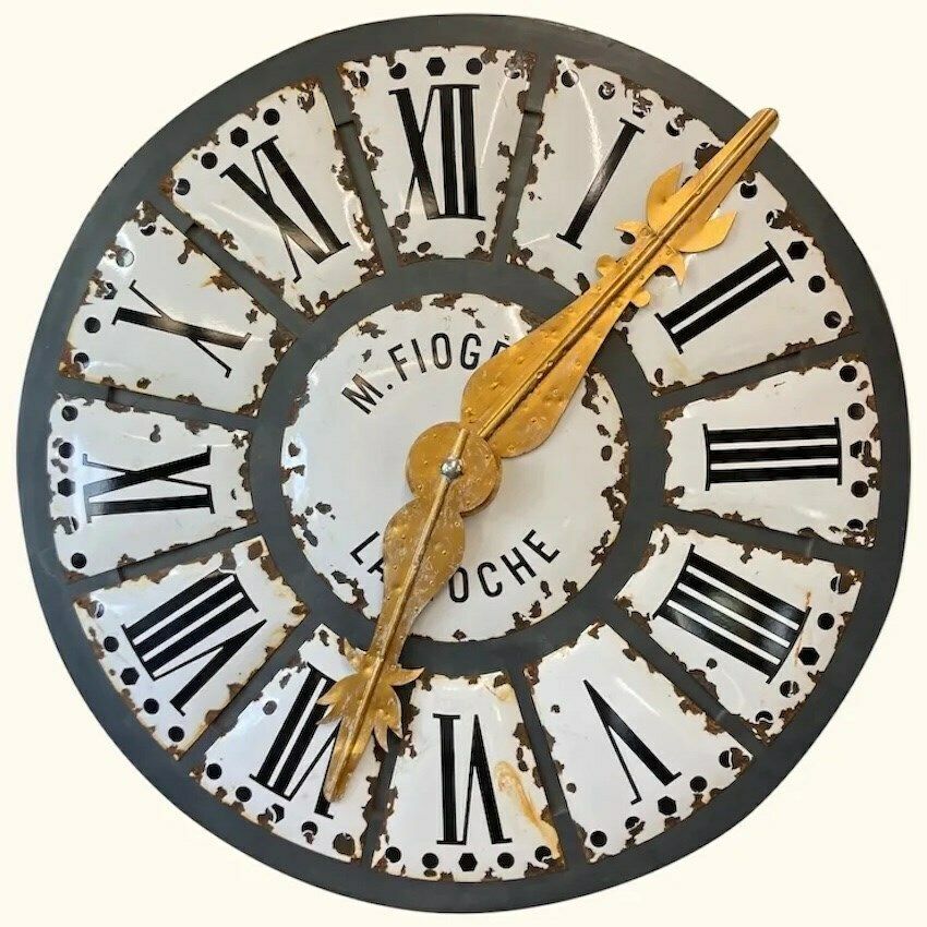 Tower Clock Face From Southern France