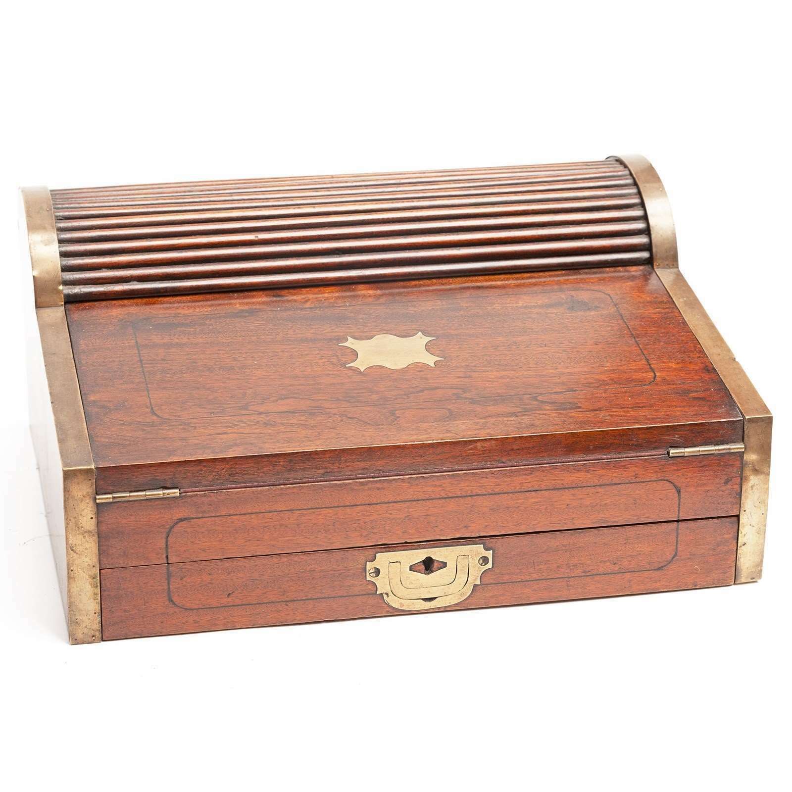Late 19th Century Camphorwood Writing Box Made In British Imperial India photo buy