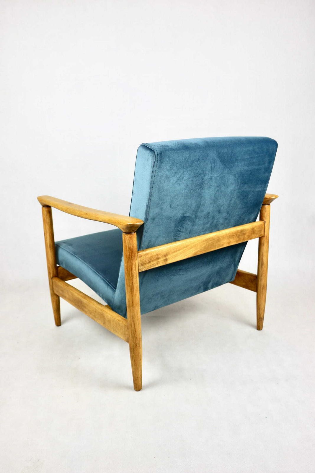 Gfm 142 Armchair, Designed By Edmund Homa From The 70s, Navy Blue   2 Pieces Available photo vinterior