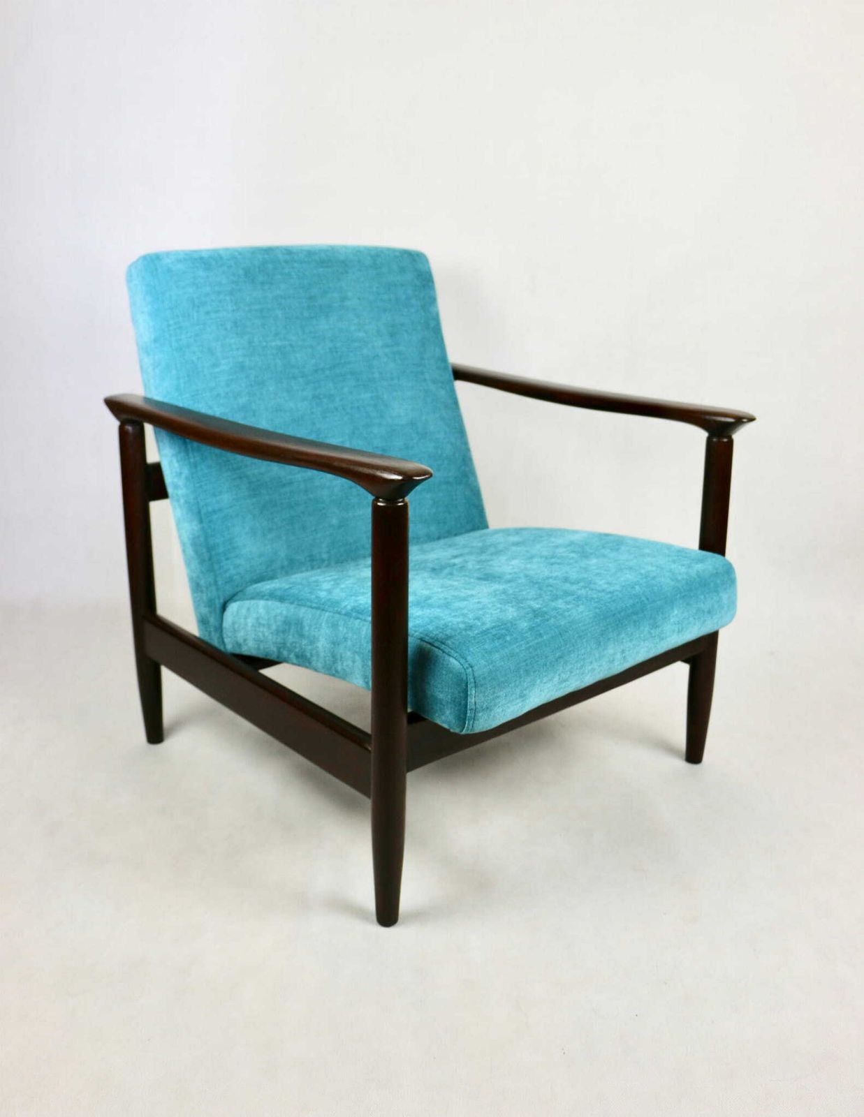 Gfm 142 Armchair Designed By Edmund Homa From The 1970s  Sea Green