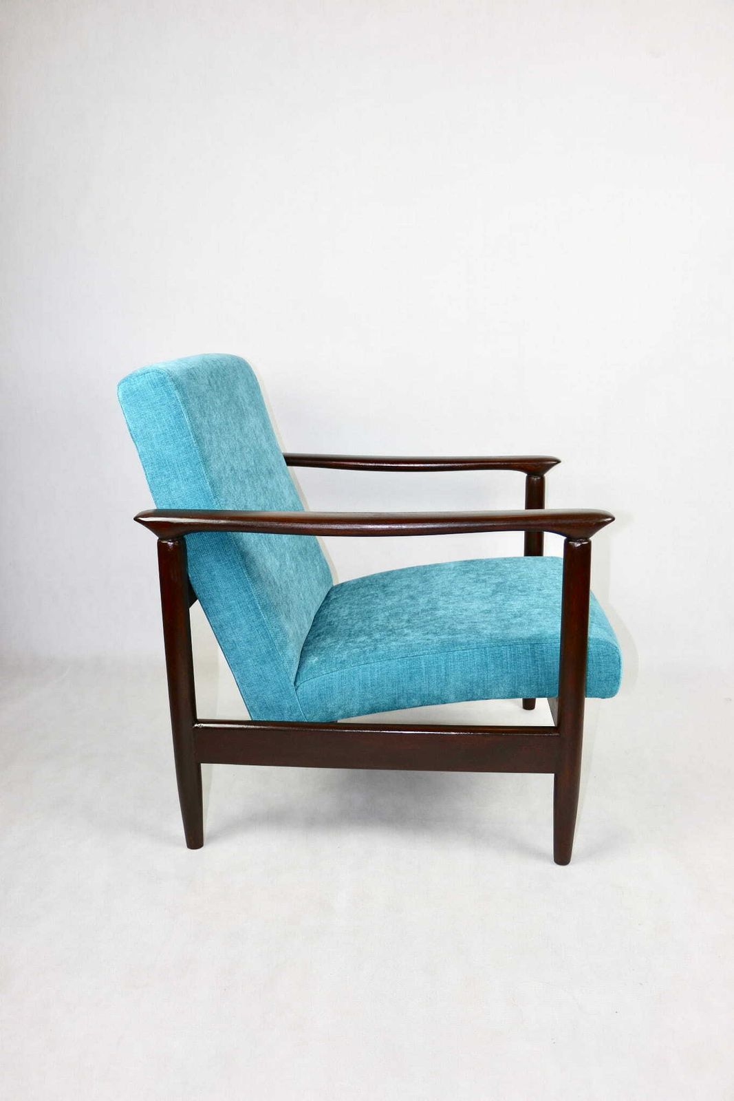 Gfm 142 Armchair Designed By Edmund Homa From The 1970s  Sea Green photo 487.0