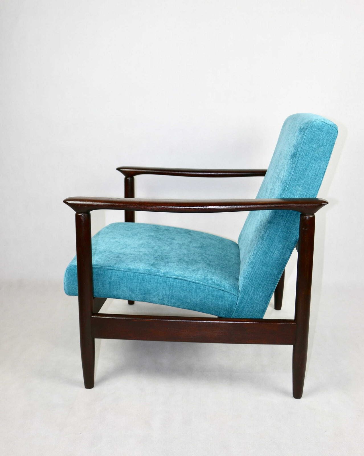 Gfm 142 Armchair Designed By Edmund Homa From The 1970s  Sea Green photo vintage