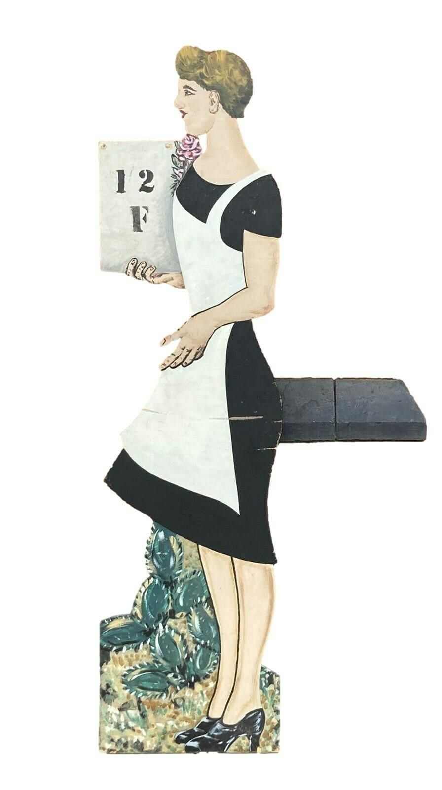 Nostalgic 1970's Restaurant Sign From France photo furniture